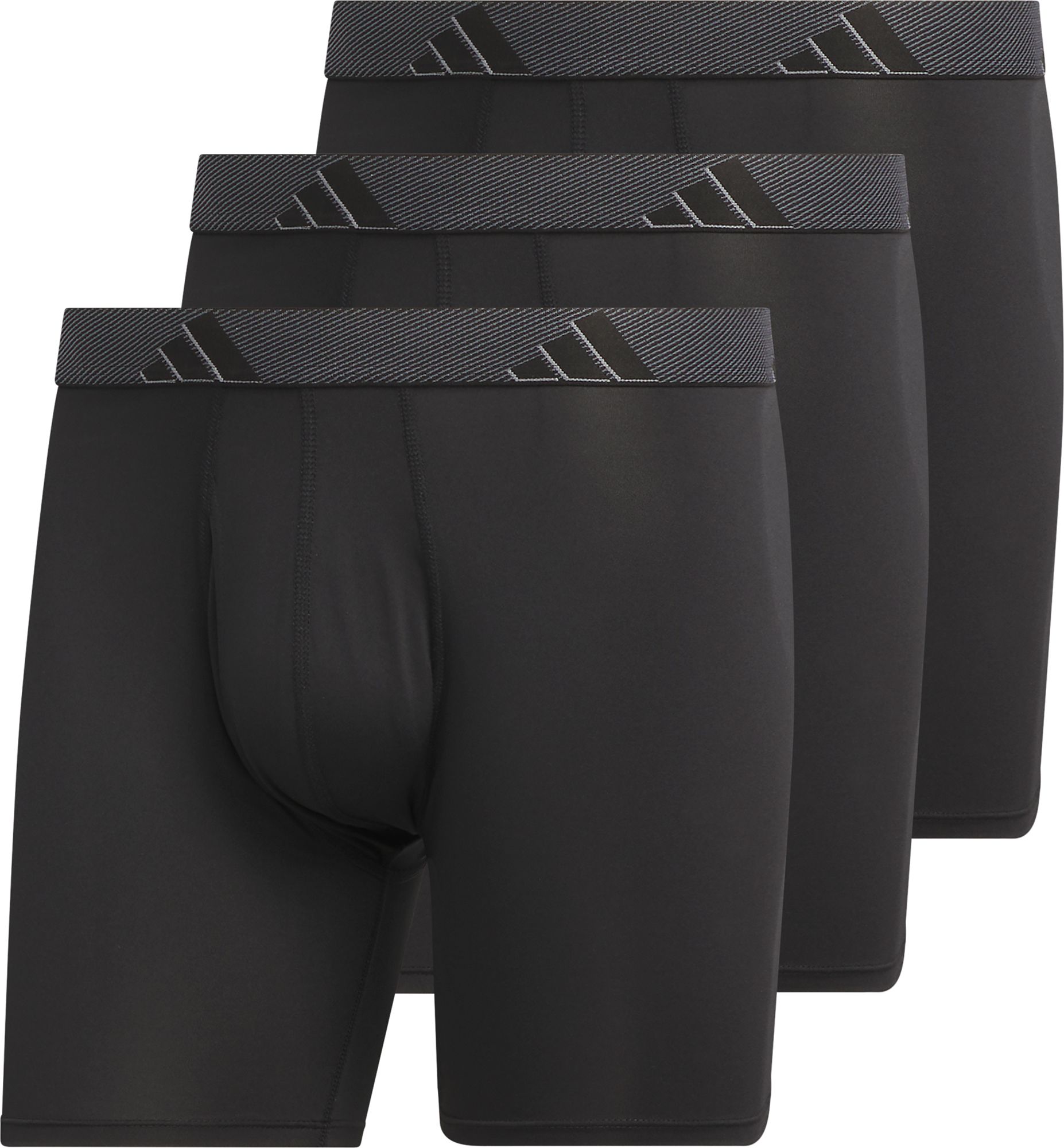 adidas Men's Microfiber Boxer Briefs – 3 Pack