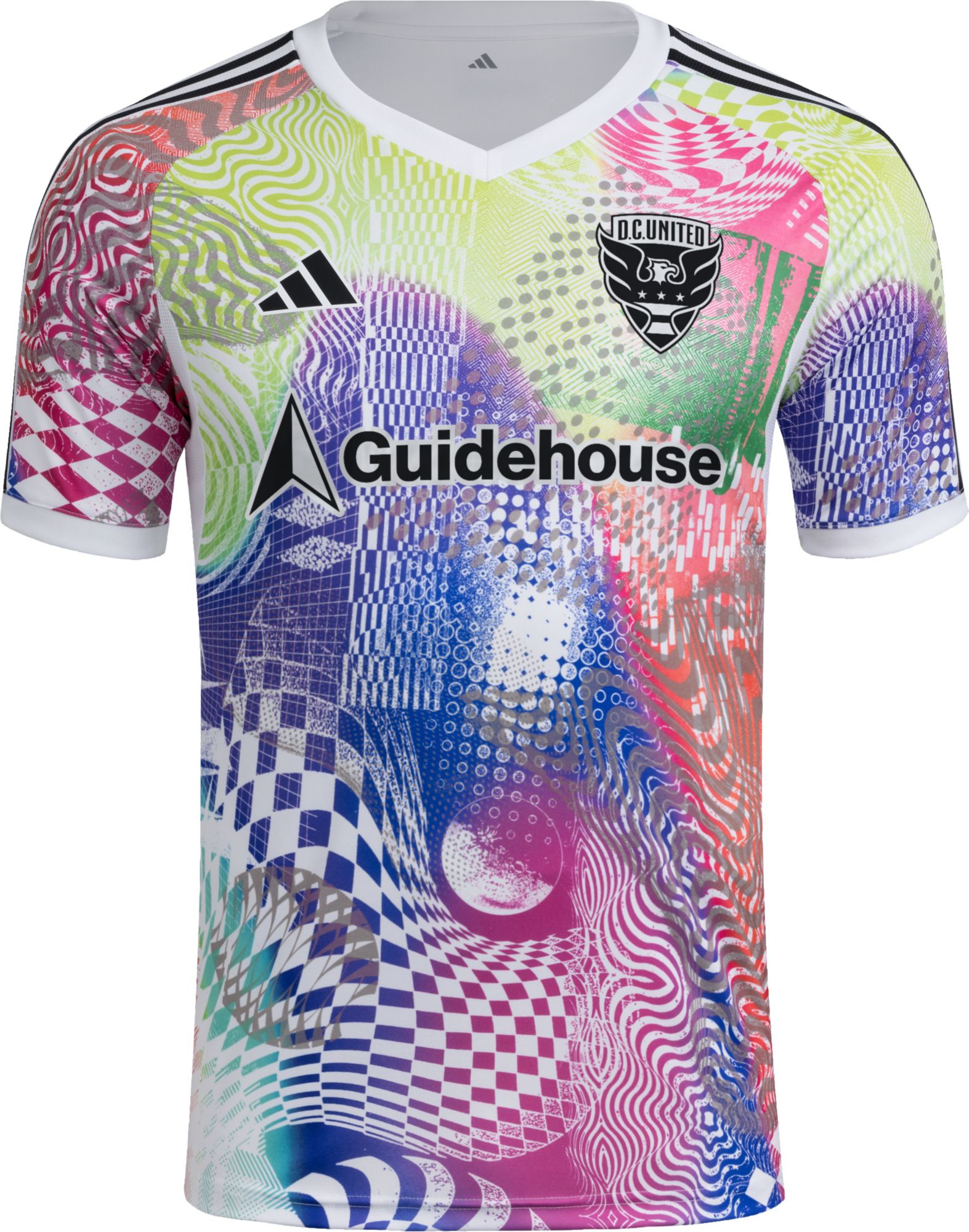 adidas Adult D.C. United 2025 Pride Prematch Jersey | Dick's