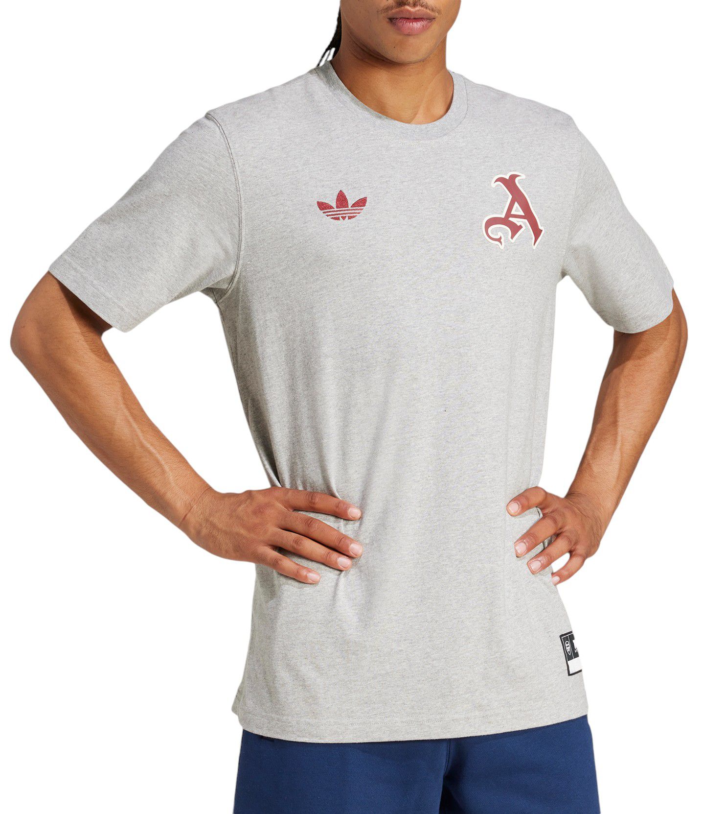adidas Adult Arsenal 2024 Vintage Originals Grey T-Shirt | Dick's