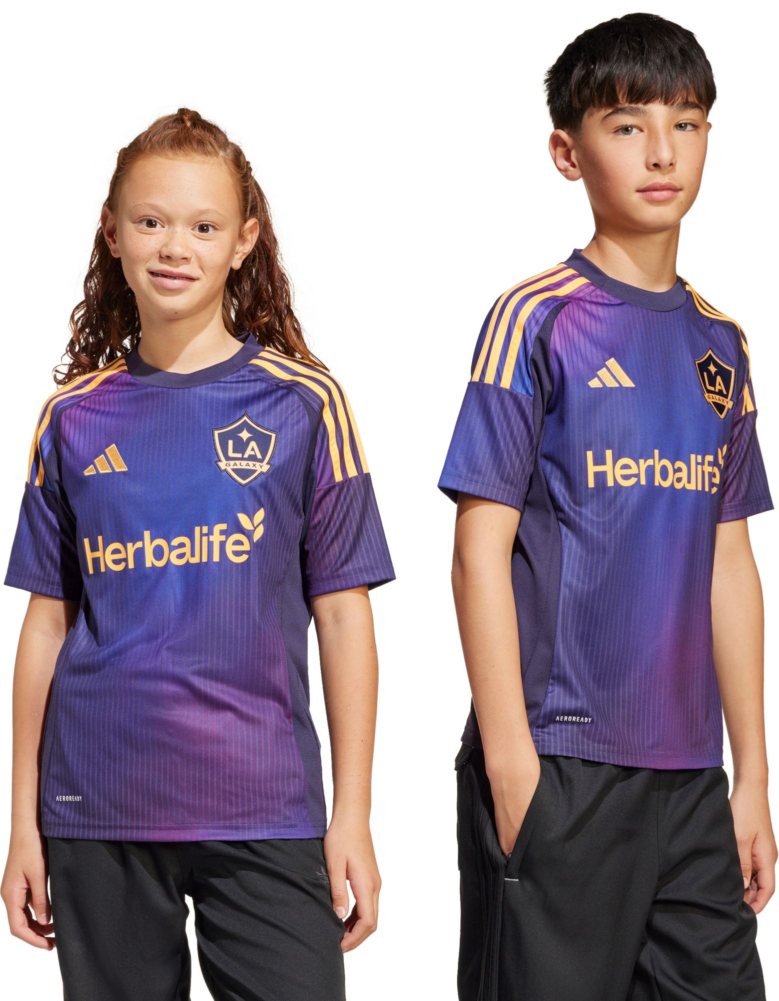 adidas Youth LA Galaxy 2025 Secondary Replica 
