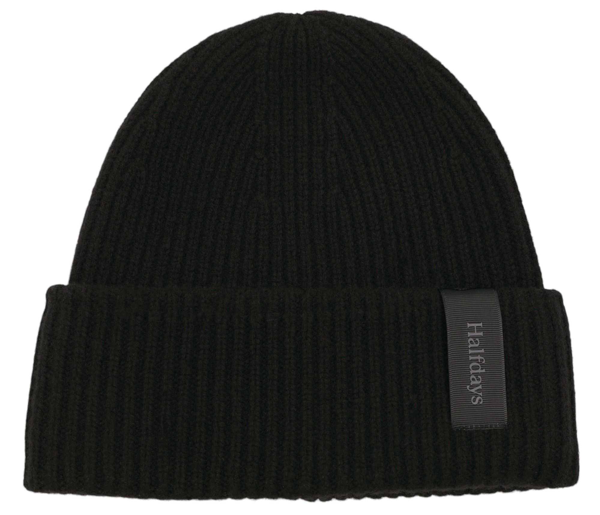 Halfdays Logo Merino Beanie Halfdays Merino Merino Rib Beanie Dusk Blue Halfdays Women main image 3