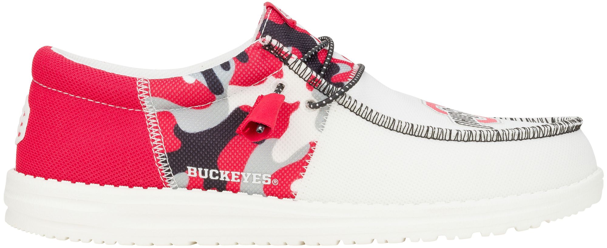 Hey Dude Men's Wally Tri Ohio State Shoes | Dick's Sporting Goods