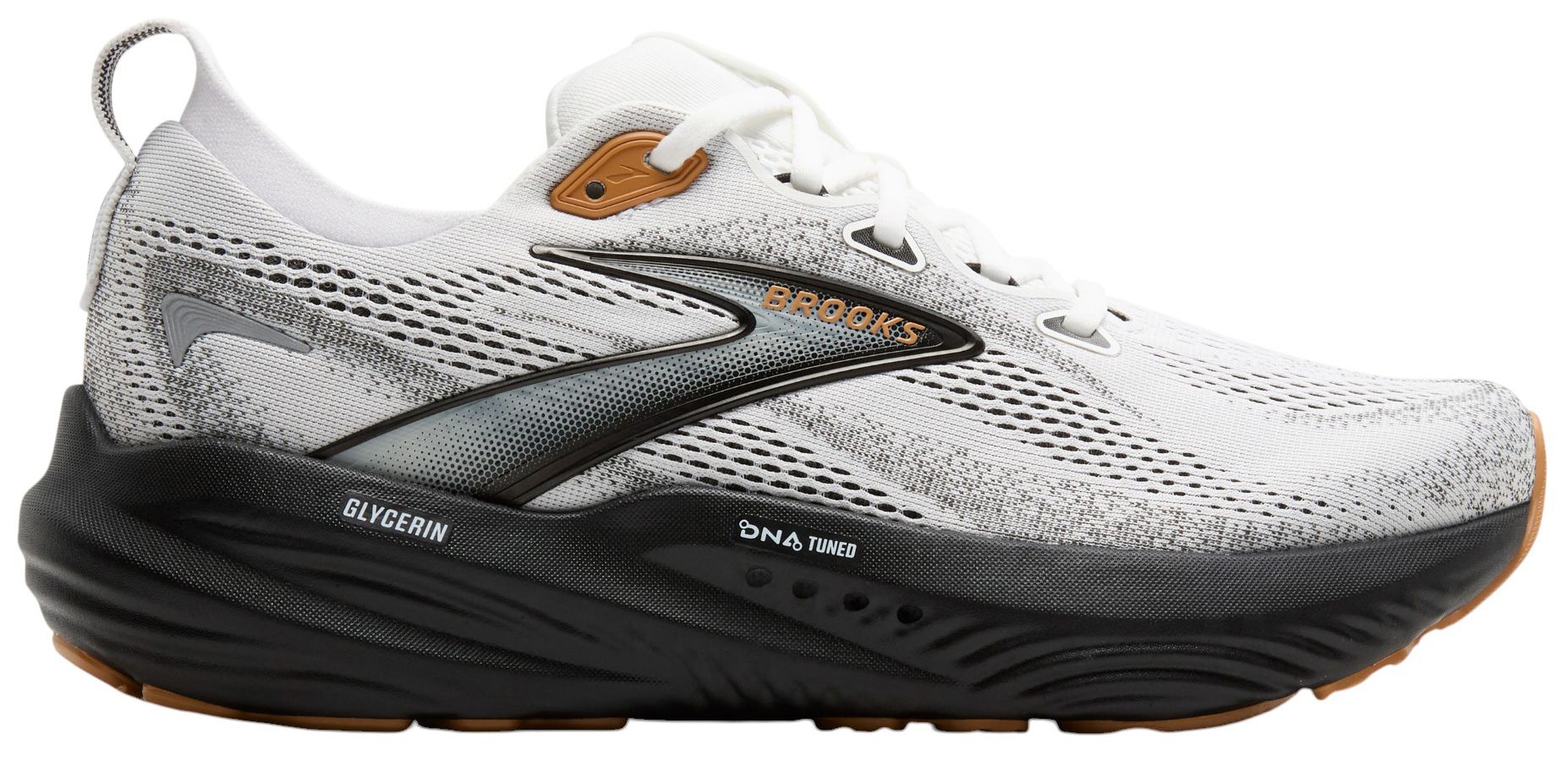 Brooks Glycerin 22 Gray Black Men’s  Running Shoes Size 10 Medium Run Happy Men main image 2