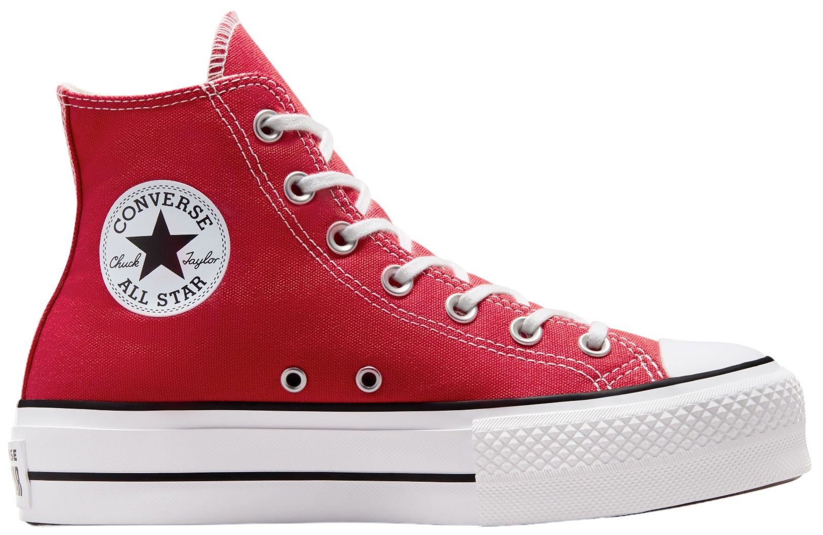 Converse Women s Chuck Taylor All Star Platform Lift High Top Shoes Size 9.5 Red Red