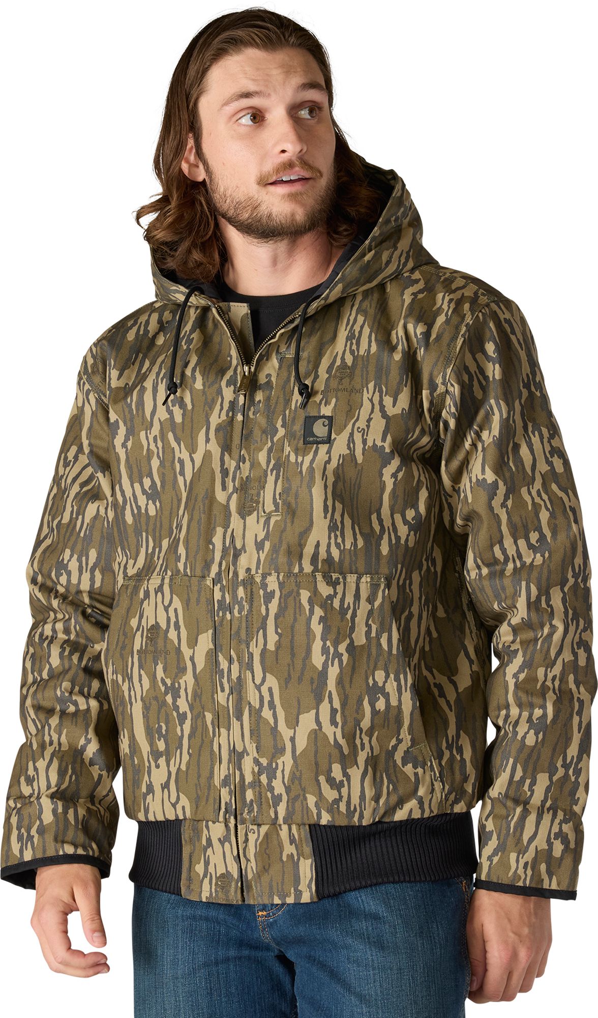 Carhartt Men's Bottomlands Camo Duck Active Jacket | Dick's