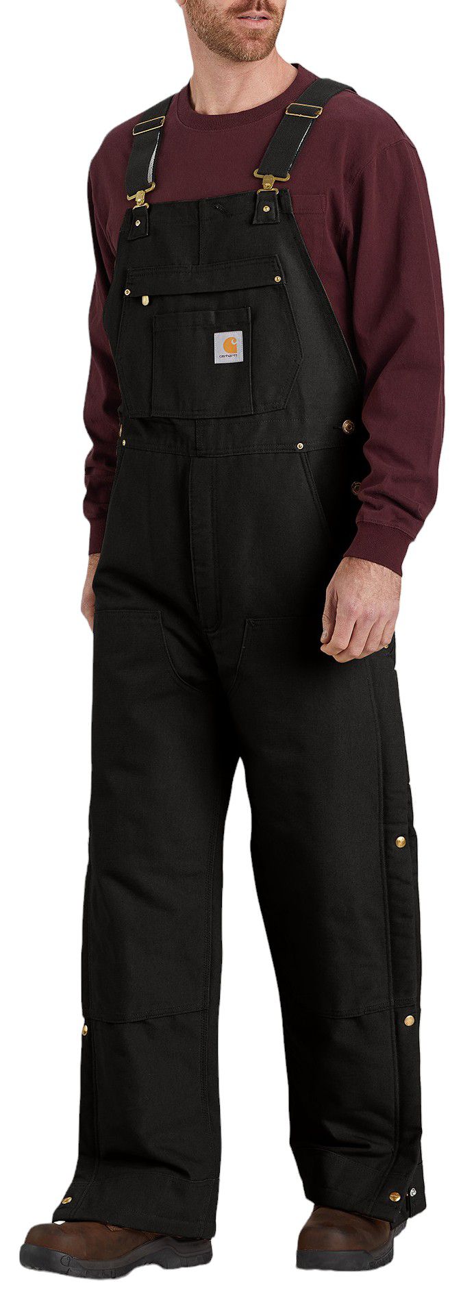 Carhartt Men's Duck Loose Fit Insulated Bib | Dick's Sporting Goods