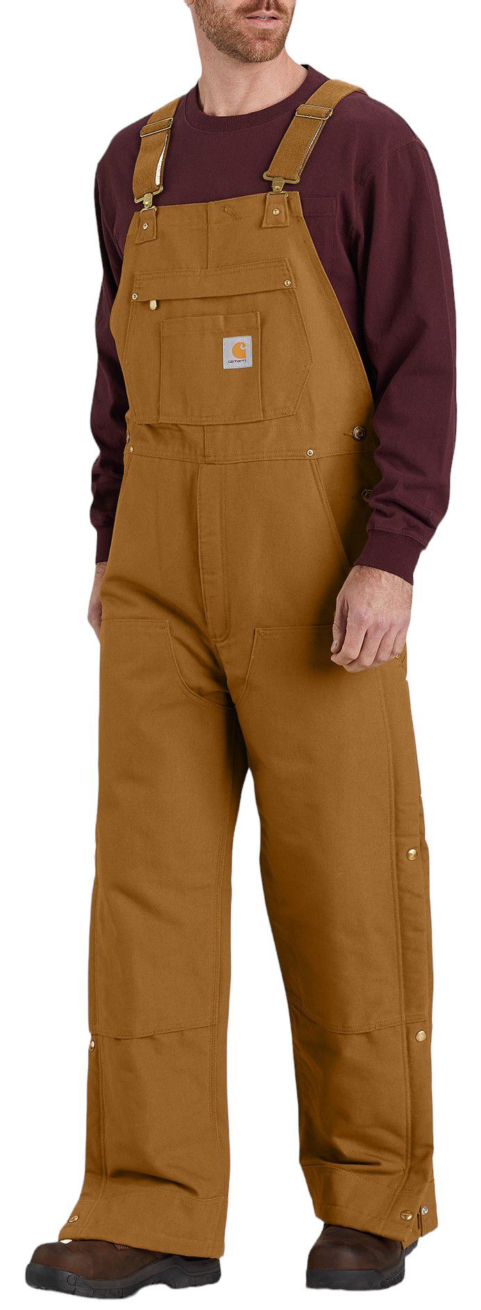 Carhartt Men's Duck Loose Fit Insulated Bib | Dick's Sporting Goods