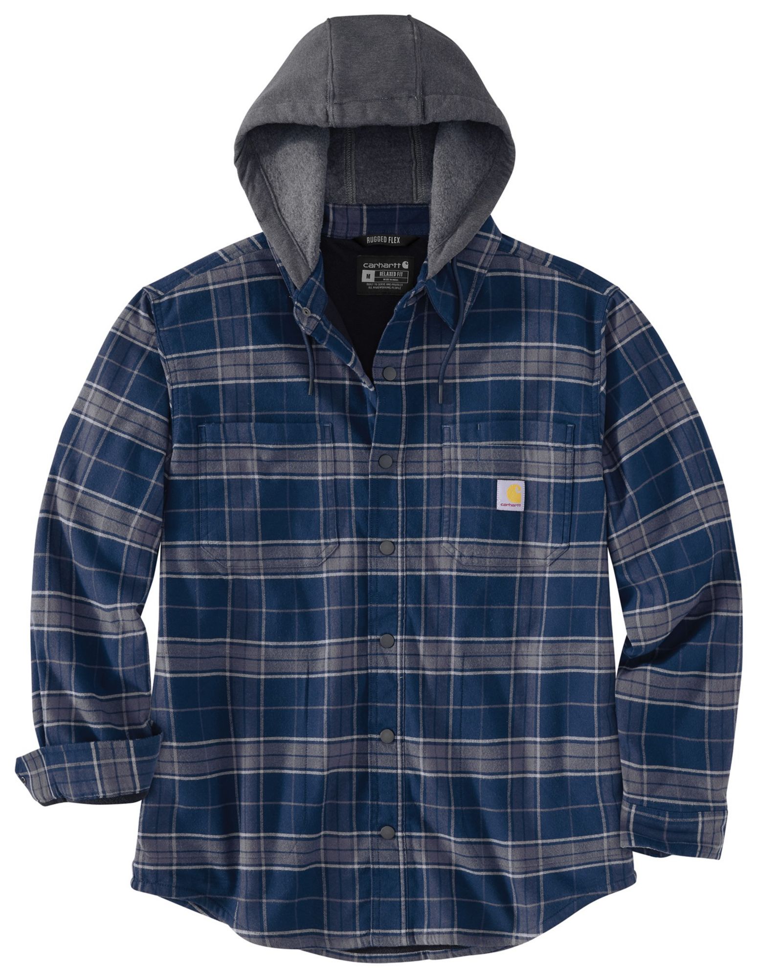 Carhartt flannel with hood hotsell