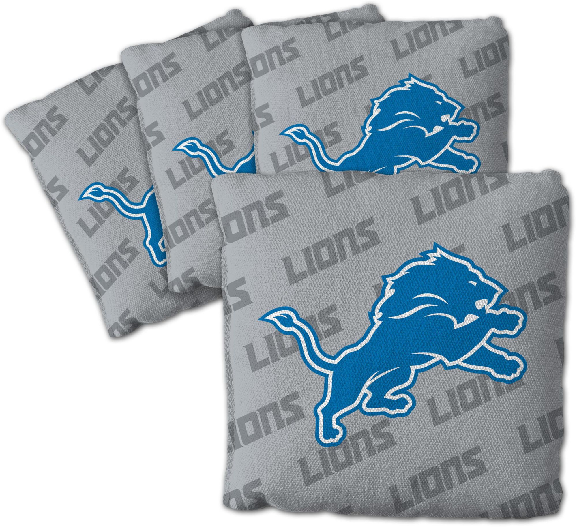 YouTheFan Detroit Lions 4-Pack Grey Cornhole Bean Bags | Dick's