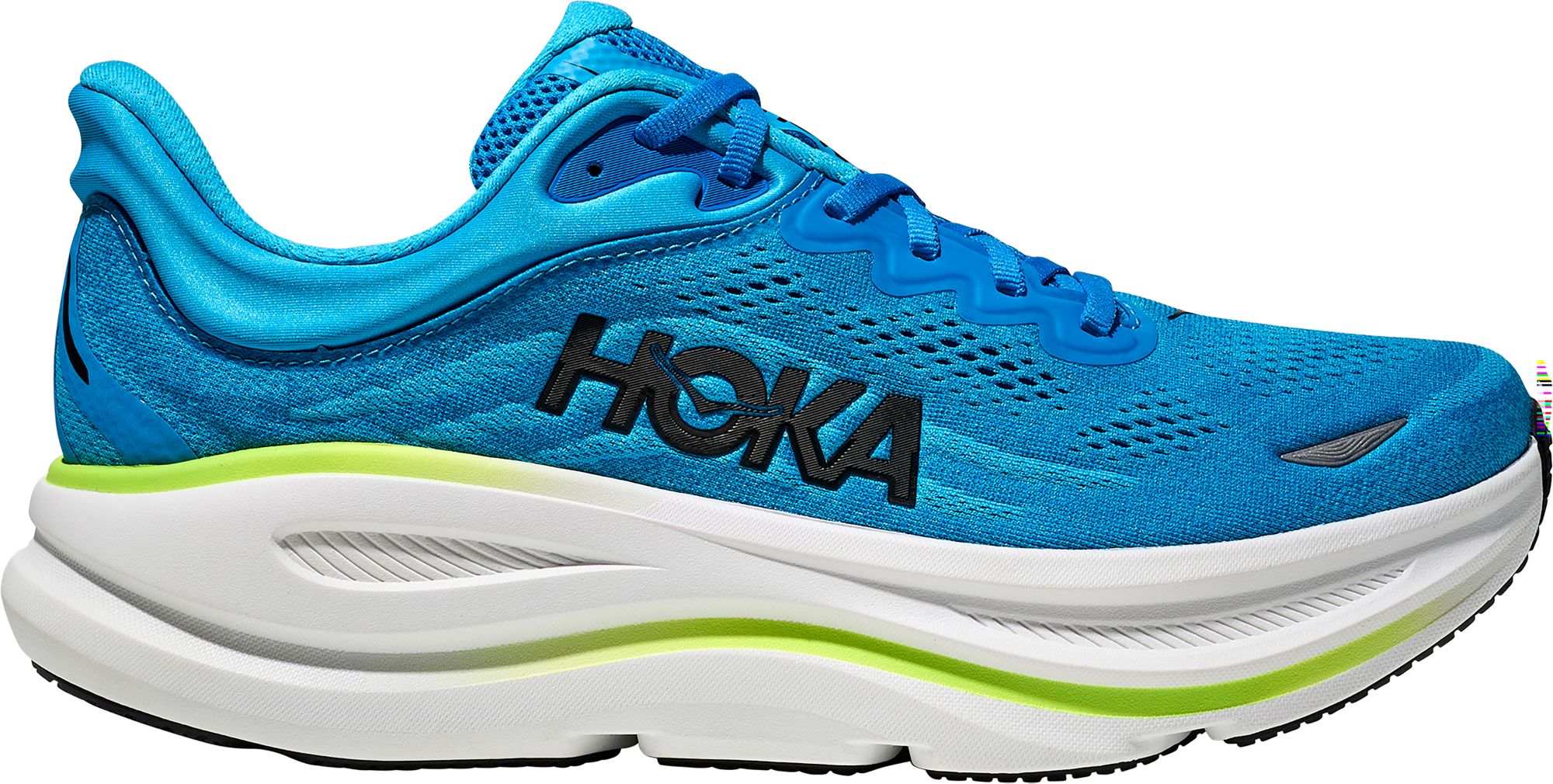 Size 9.5D - Hoka One One HOKA Bondi 9 Luna Moth Blue Spark men\'s Sneakers Hoka Bondi 9 Men main image 3