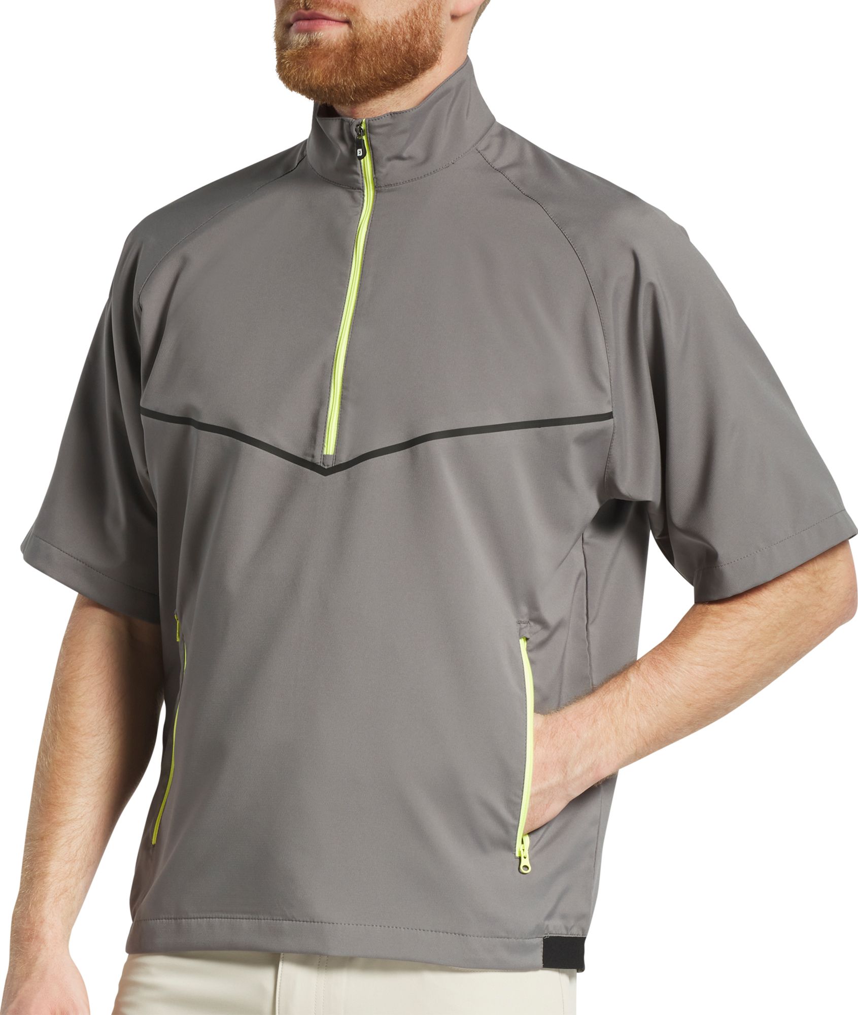 FootJoy Men's Zephyr Short Sleeve Golf Windshirt | Dick's Sporting