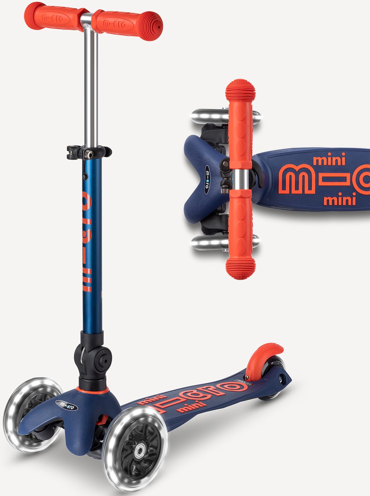 m-cro mini スケーター 青 Micro Kickboard Mini Foldable LED Scooter | Dick's Sporting Goods