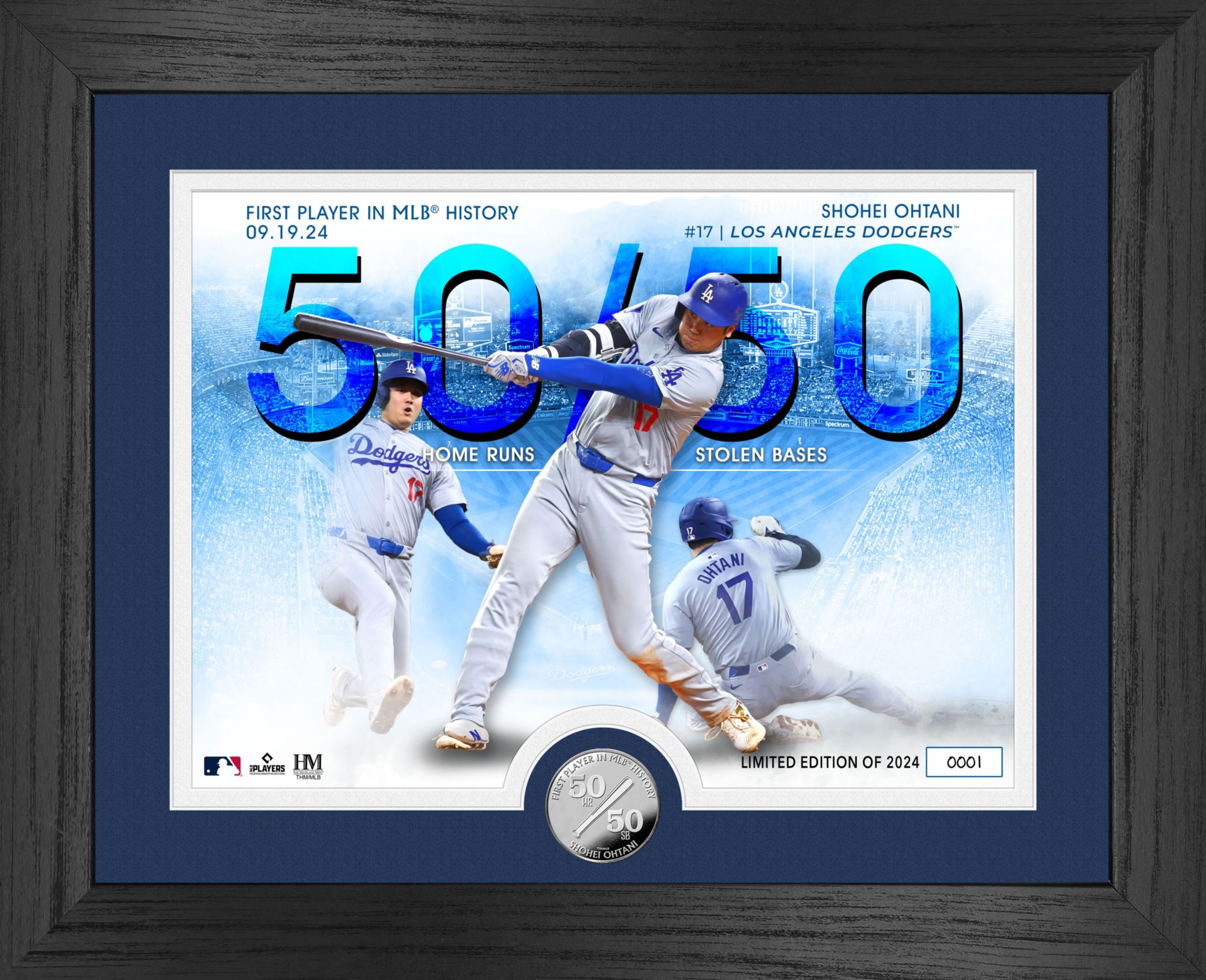 Highland Mint Los Angeles Dodgers Shohei Ohtani MLB Record Setting