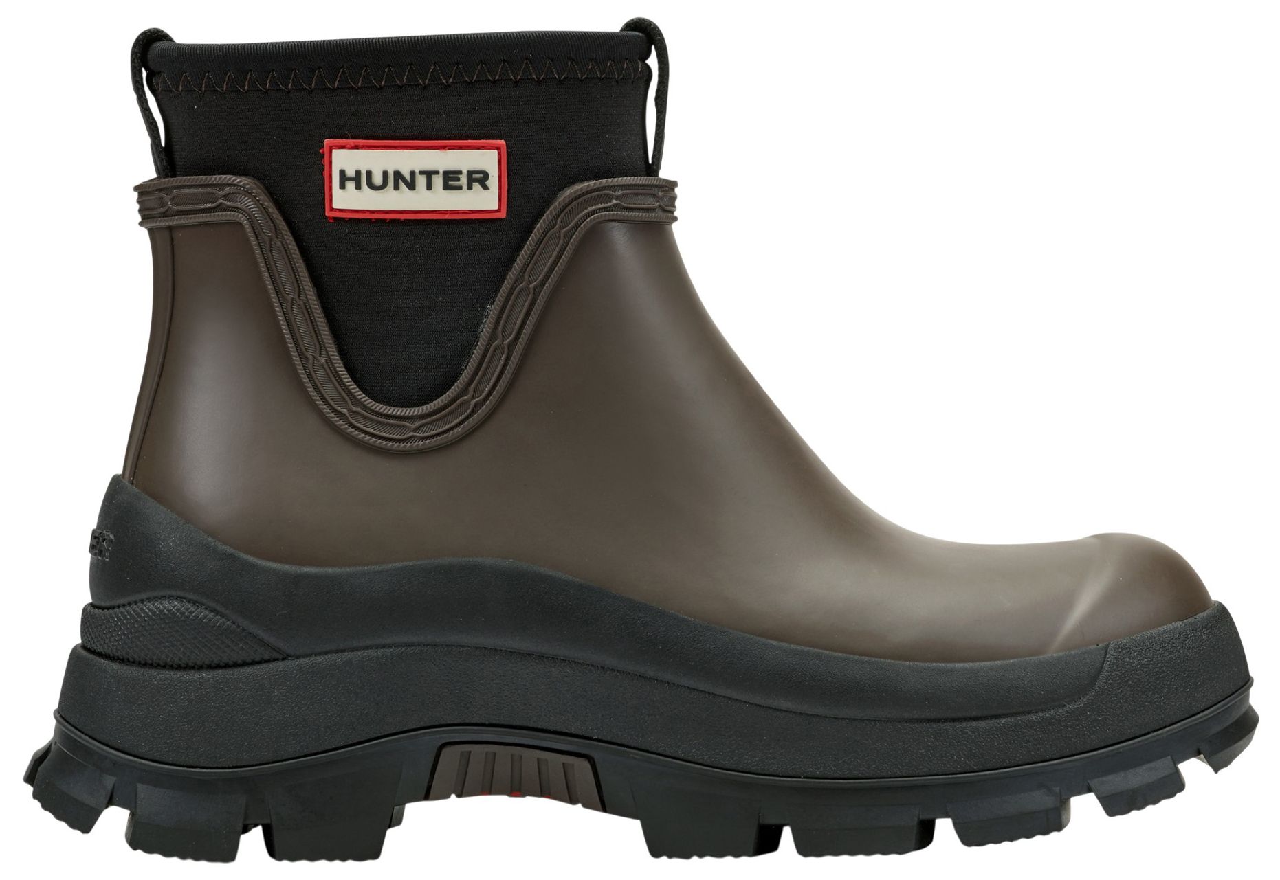 Hunter “Bennie” Black Moto-Inspired Rain Boots Wanderlust Helina2 black waterproof fur lined tall winter  main image 2