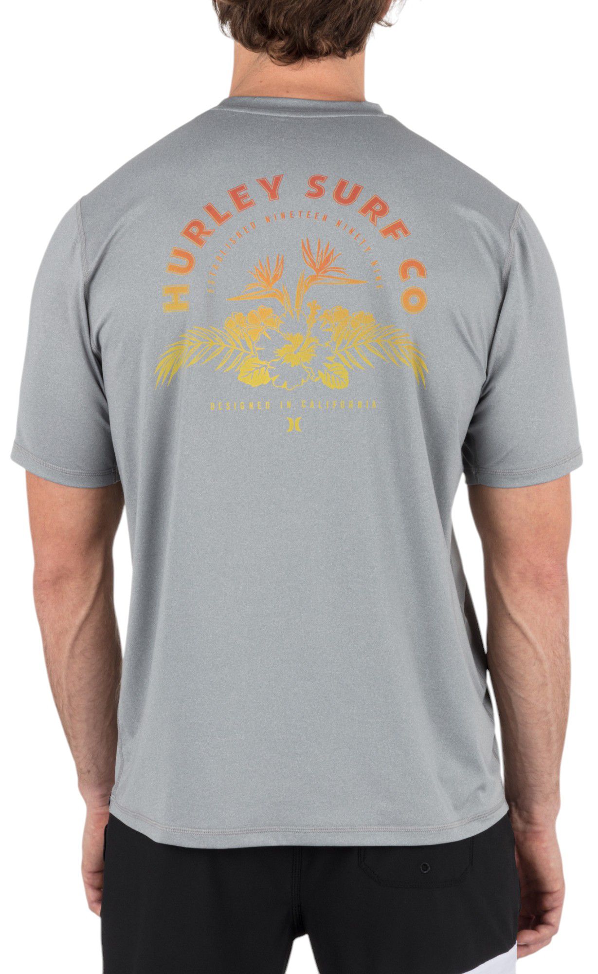 Hurley Men's Resort Livin' Hybrid UPF Short Sleeve Rashguard