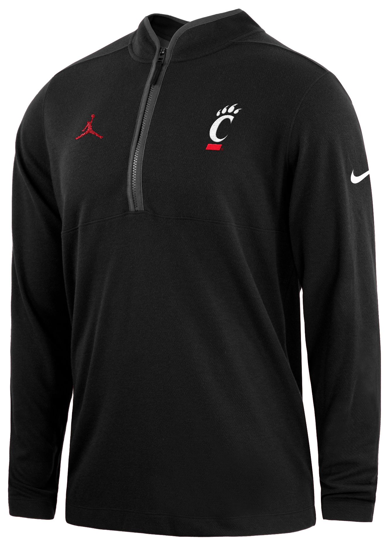 Jordan Men's Cincinnati Bearcats Black Victory Quarter-Zip
