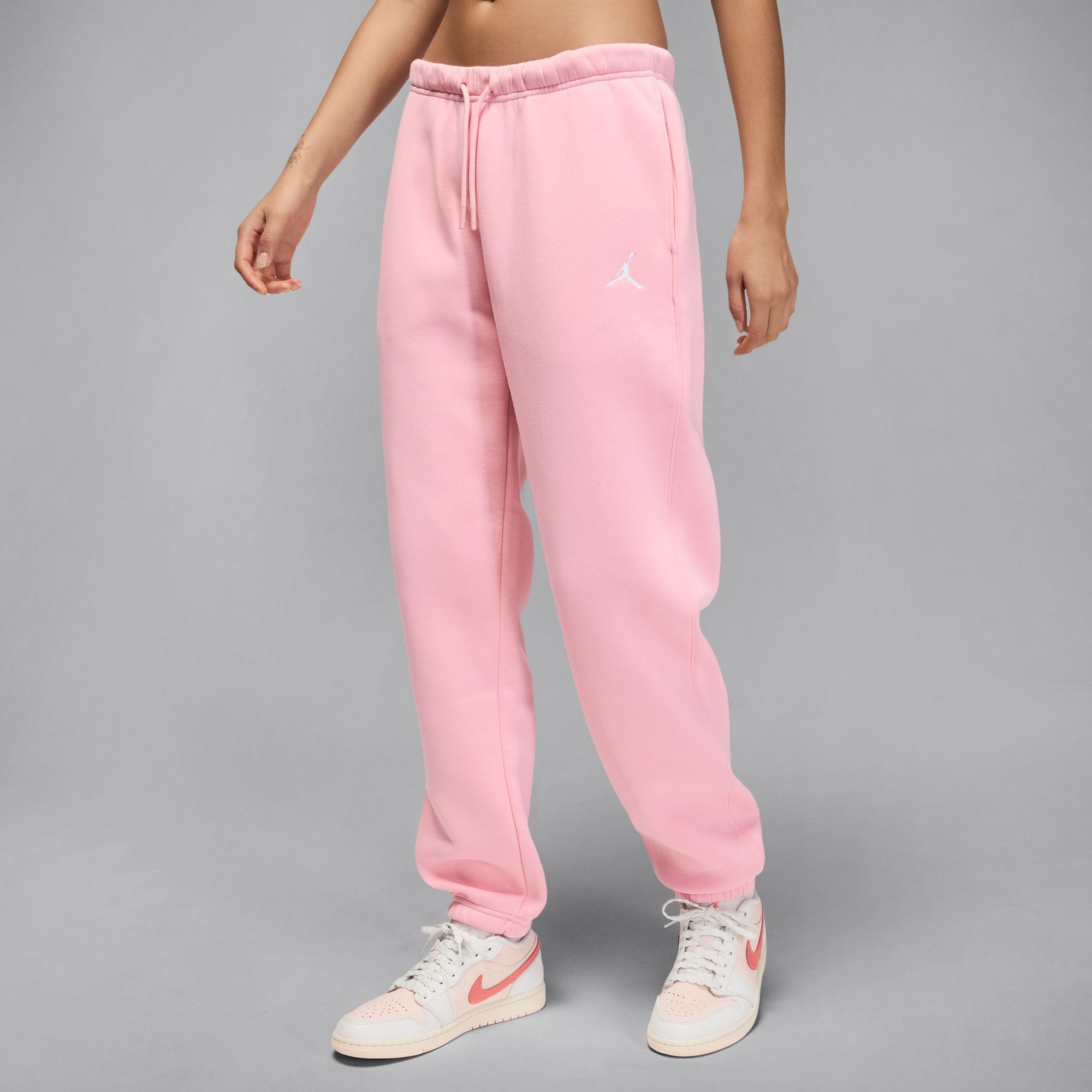 パンツ Jordan x UNION Fleece Pants \"Pink Beige\" JORDAN Air Wordmark Fleece Pants FZ3954 601 - Shiekh