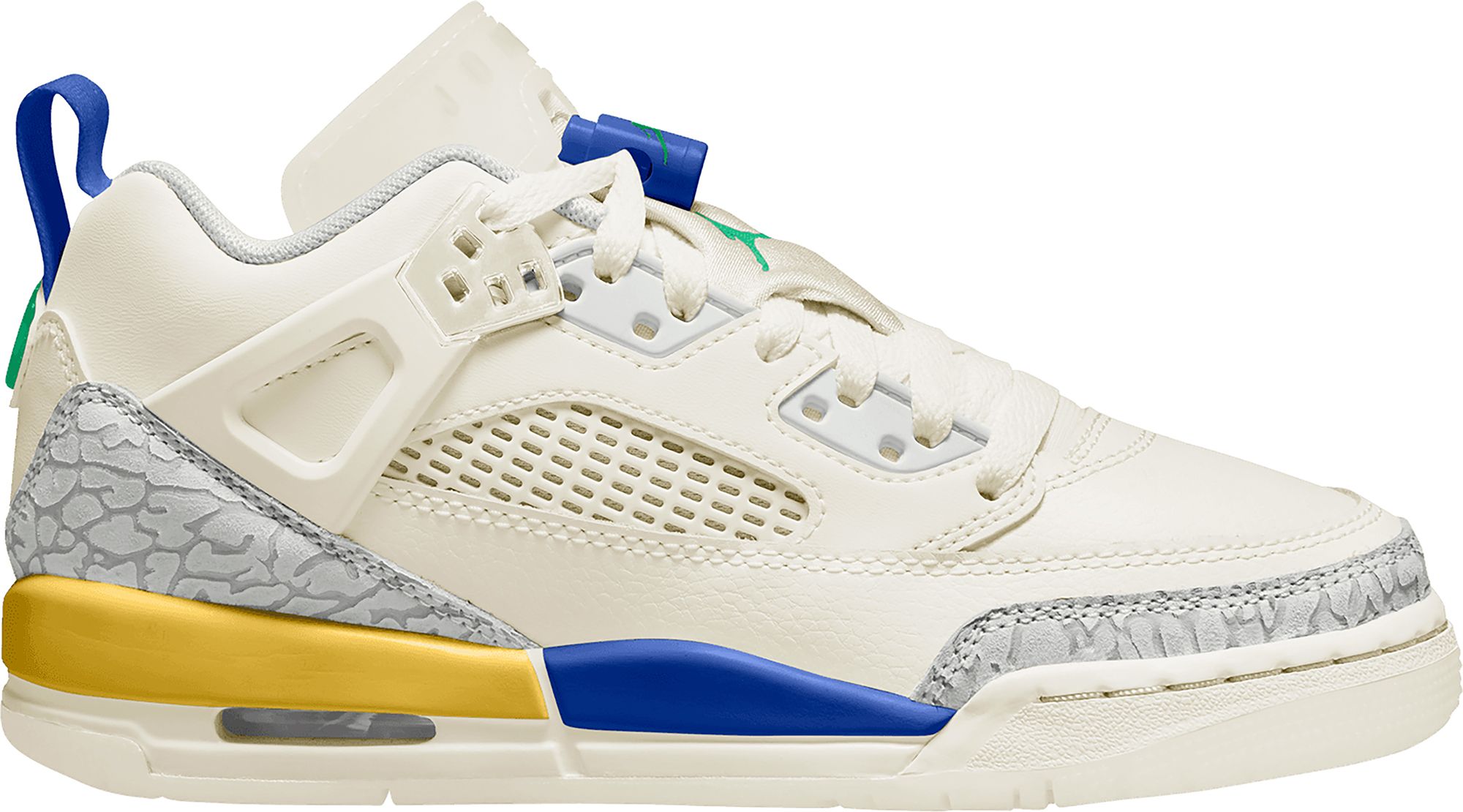 Jordan XDR バスケットボールシューズ ホワイト/ブルー/イエロー Jordan Kids' Grade School Spizike Low Shoes | Dick's Sporting Goods
