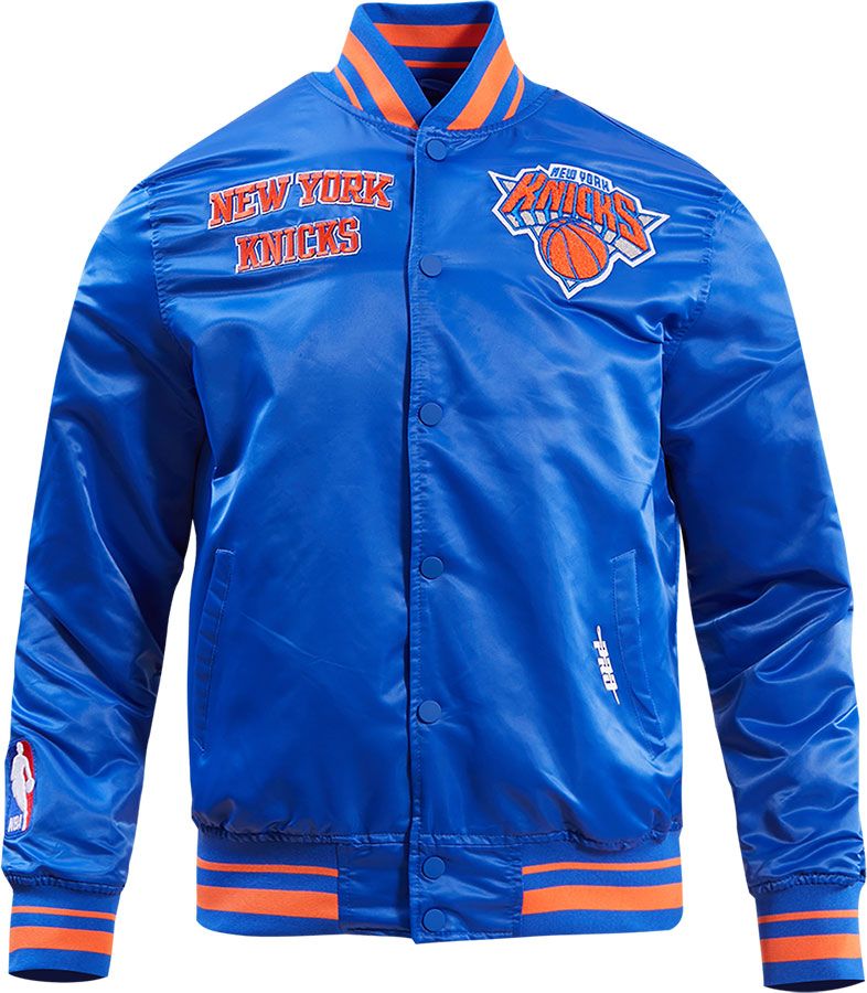 Pro Standard Adult New York Knicks Blue Retro Classic Satin Jacket