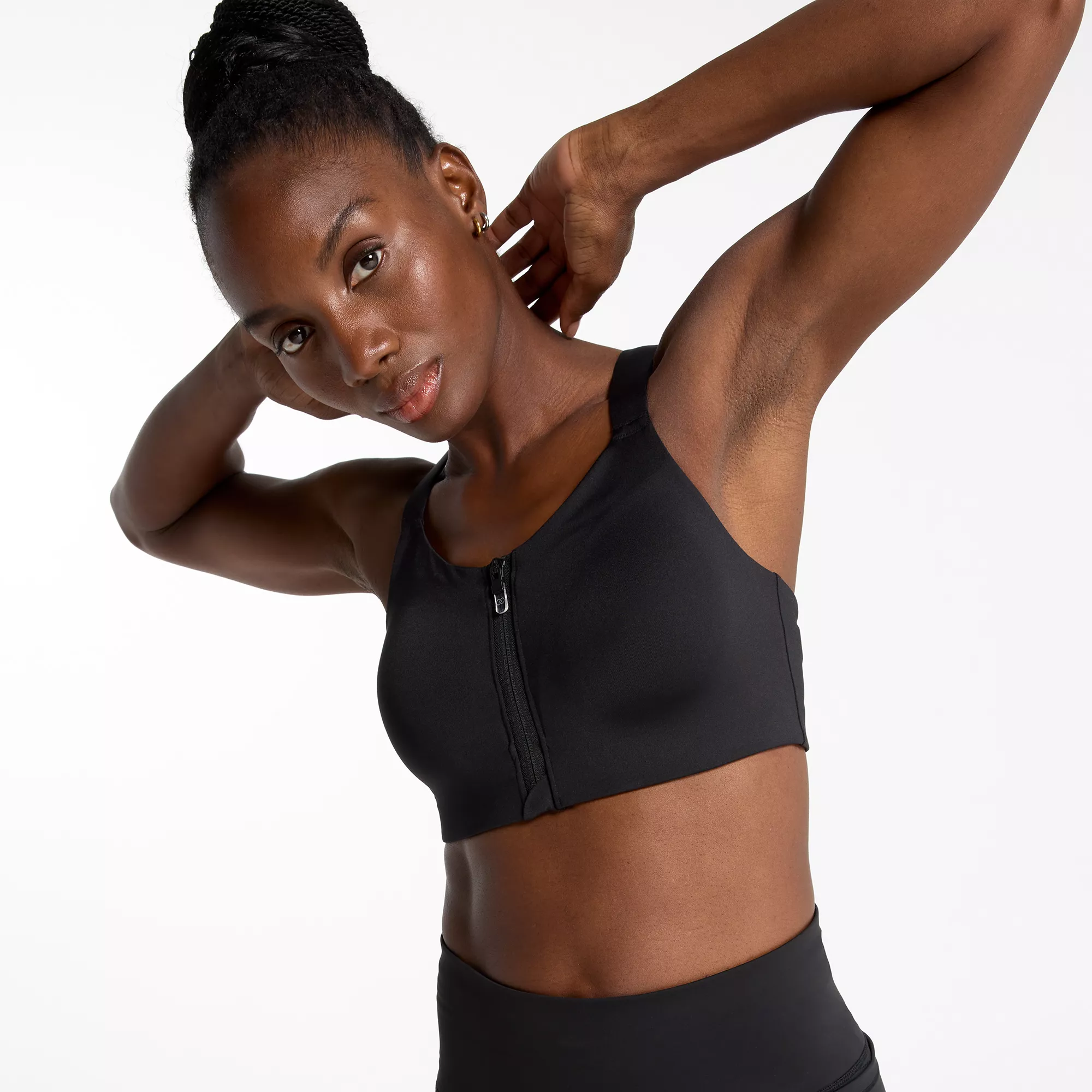 CALIA Women's Go All Out Zip Front Bra