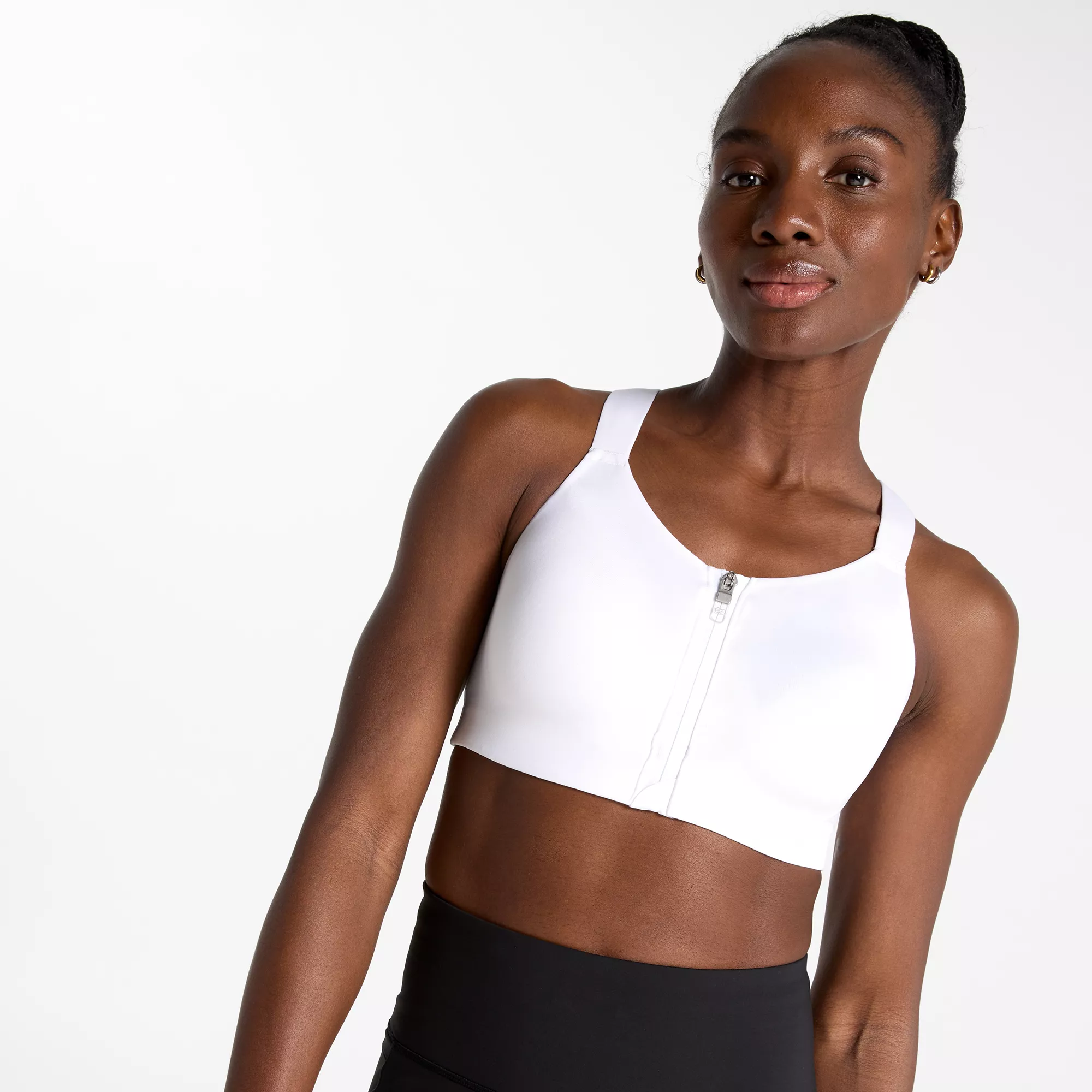 CALIA Women's Go All Out Zip Front Bra