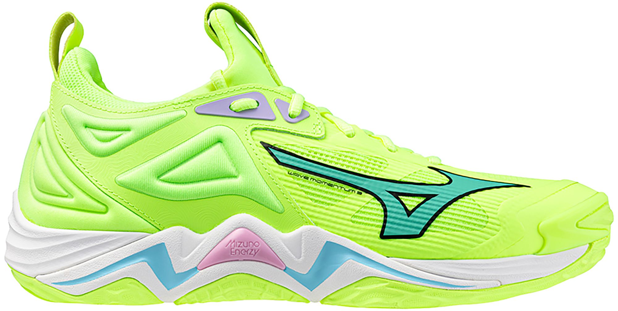 D*i様 セール中☆MIZUNO WAVE MOMENTUM 3 バレーボールシ 24MIZWWVMMNTM3NSXFTW_Lime_is