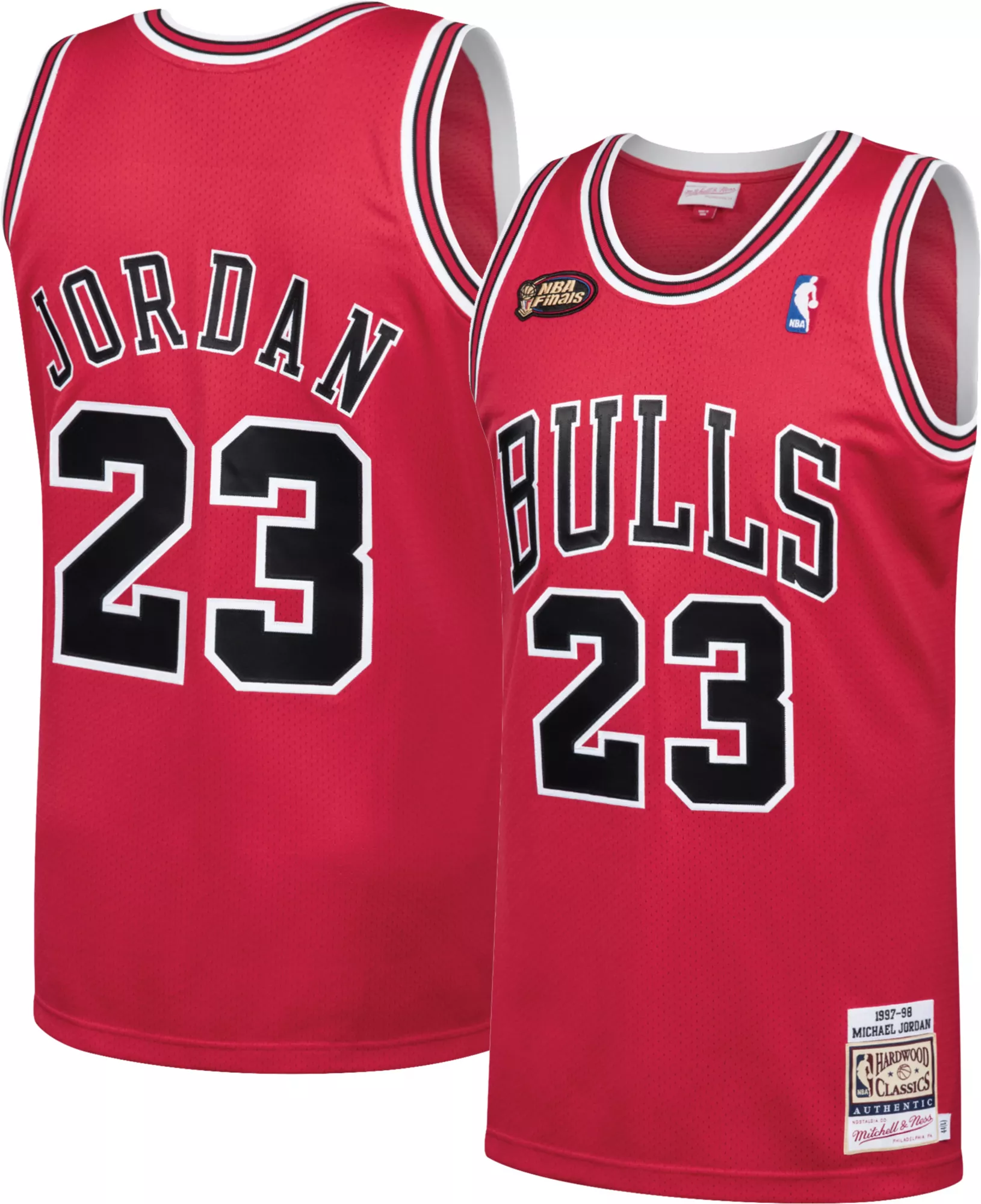 Mitchell & Ness Adult Chicago Bulls Michael Jordan #23 Authentic Hardwood Classic '97 Jersey