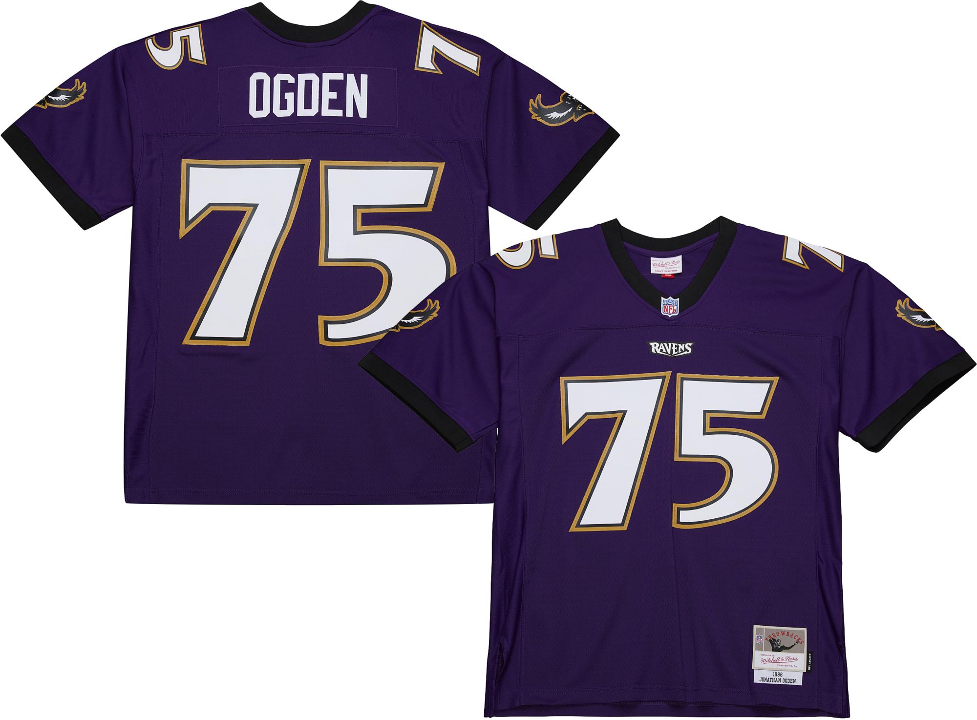Mitchell & Ness Men's Baltimore Ravens Jonathan Ogden #75 1996