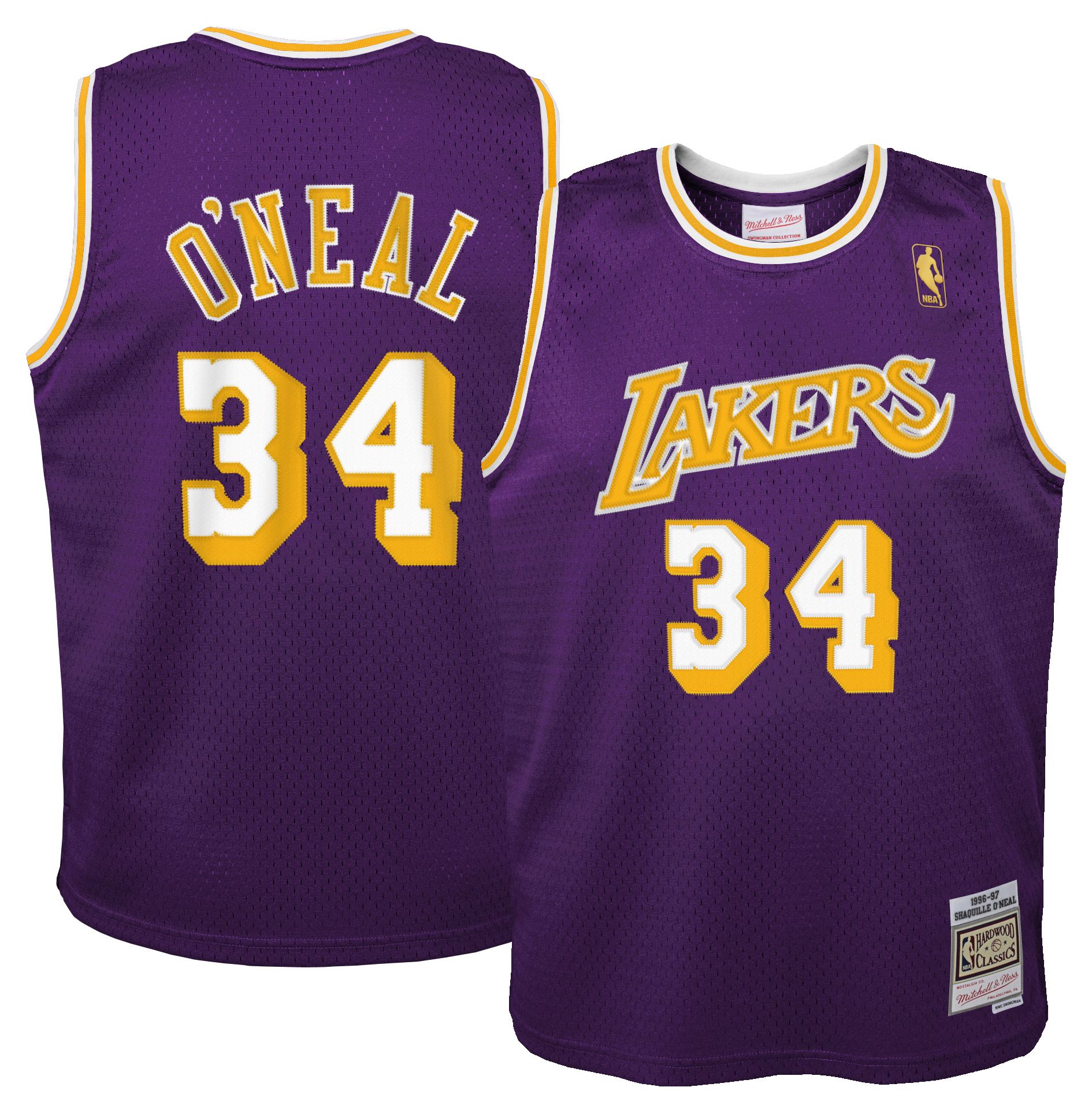 Mitchell & Ness Youth Los Angeles Lakers Shaquille O'Neal #34 '96