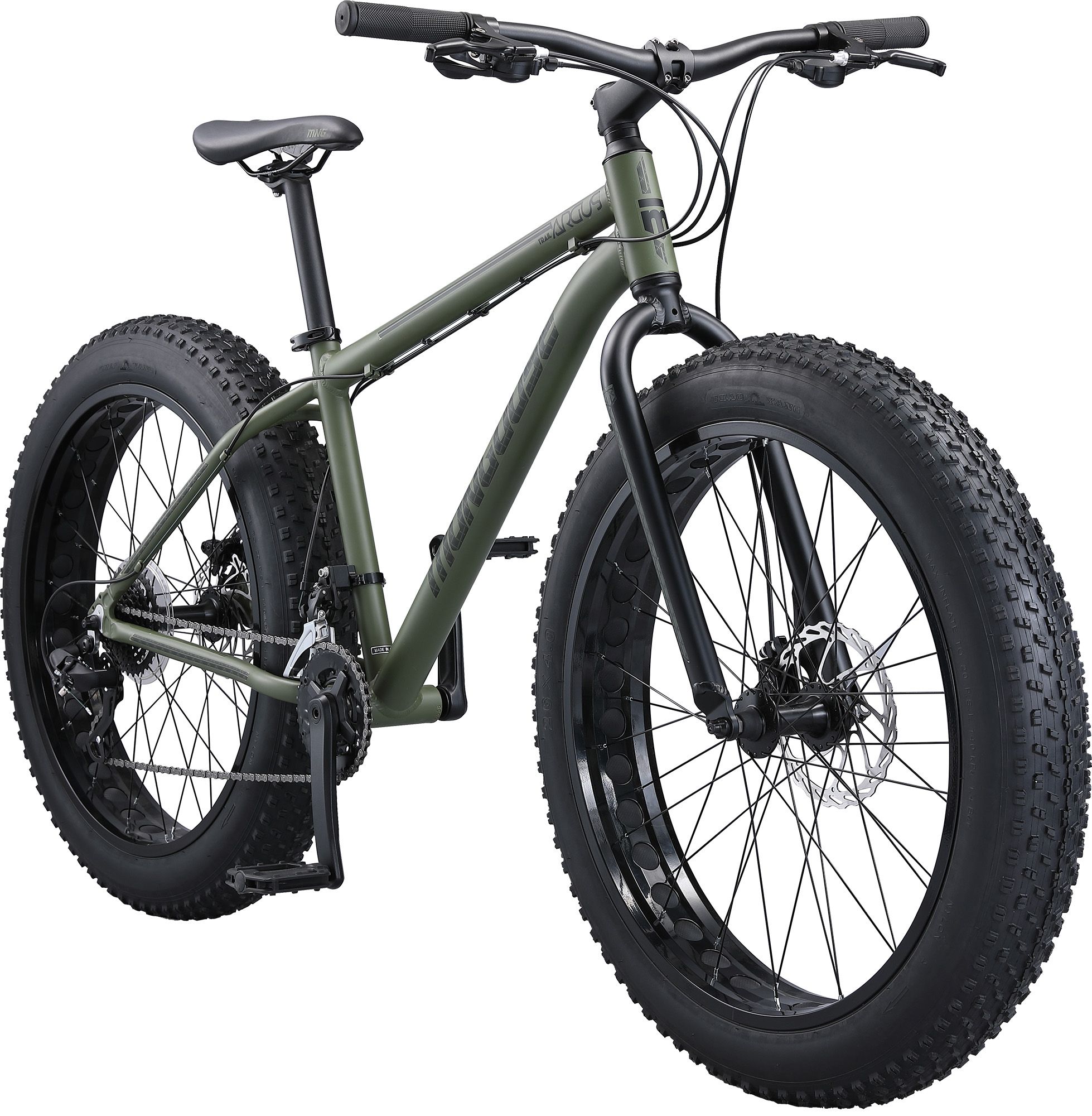 【前輪別売り】Mon Argus ファットバイク Mongoose Adult 26” Argus Trail Fat Tire Mountain Bike | Dick's