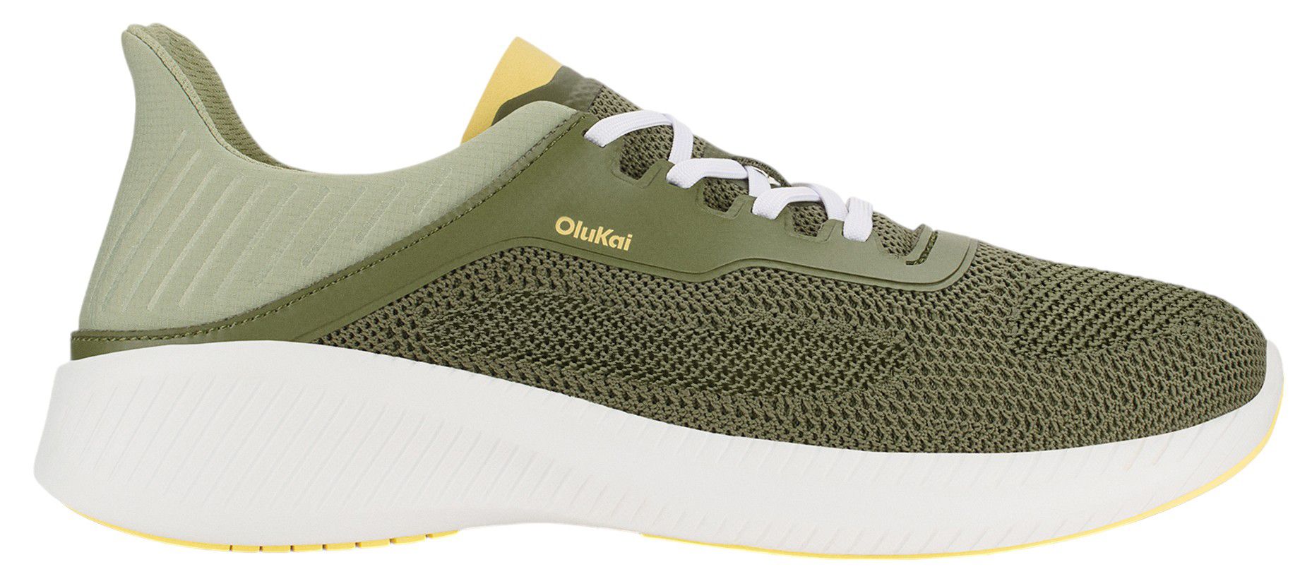 OluKai Island Hopper Olive Green Mesh Athletic Shoes Sneakers MEN 8 COMFORT 2024 Mens OluKai Island Hopper Casual Shoe main image 2