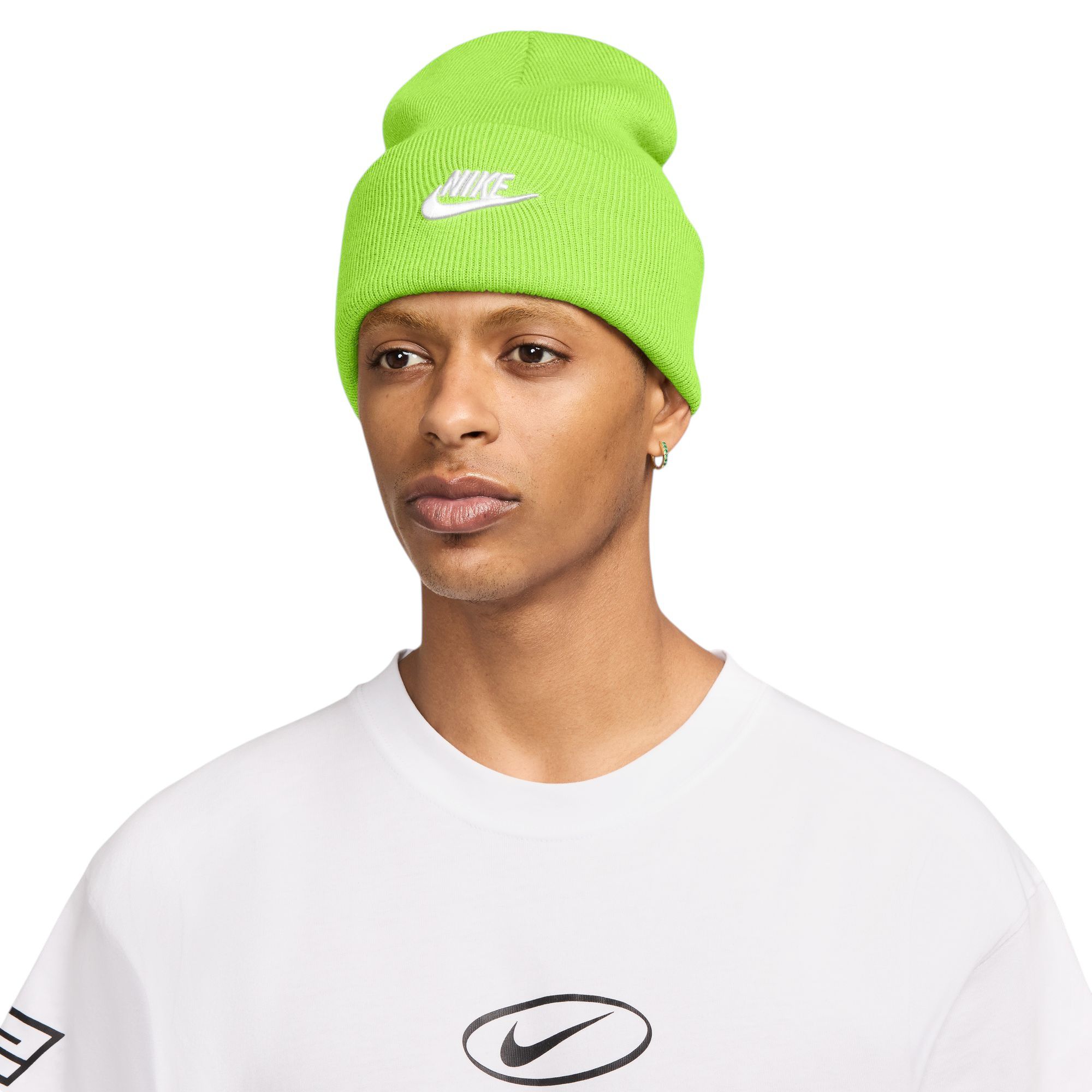 Unisex Adult Peak Futura Beanie - Stretchable Knit Hat for Men and Women Nike Peak Tall Cuff Futura Beanie – DTLR main image 3