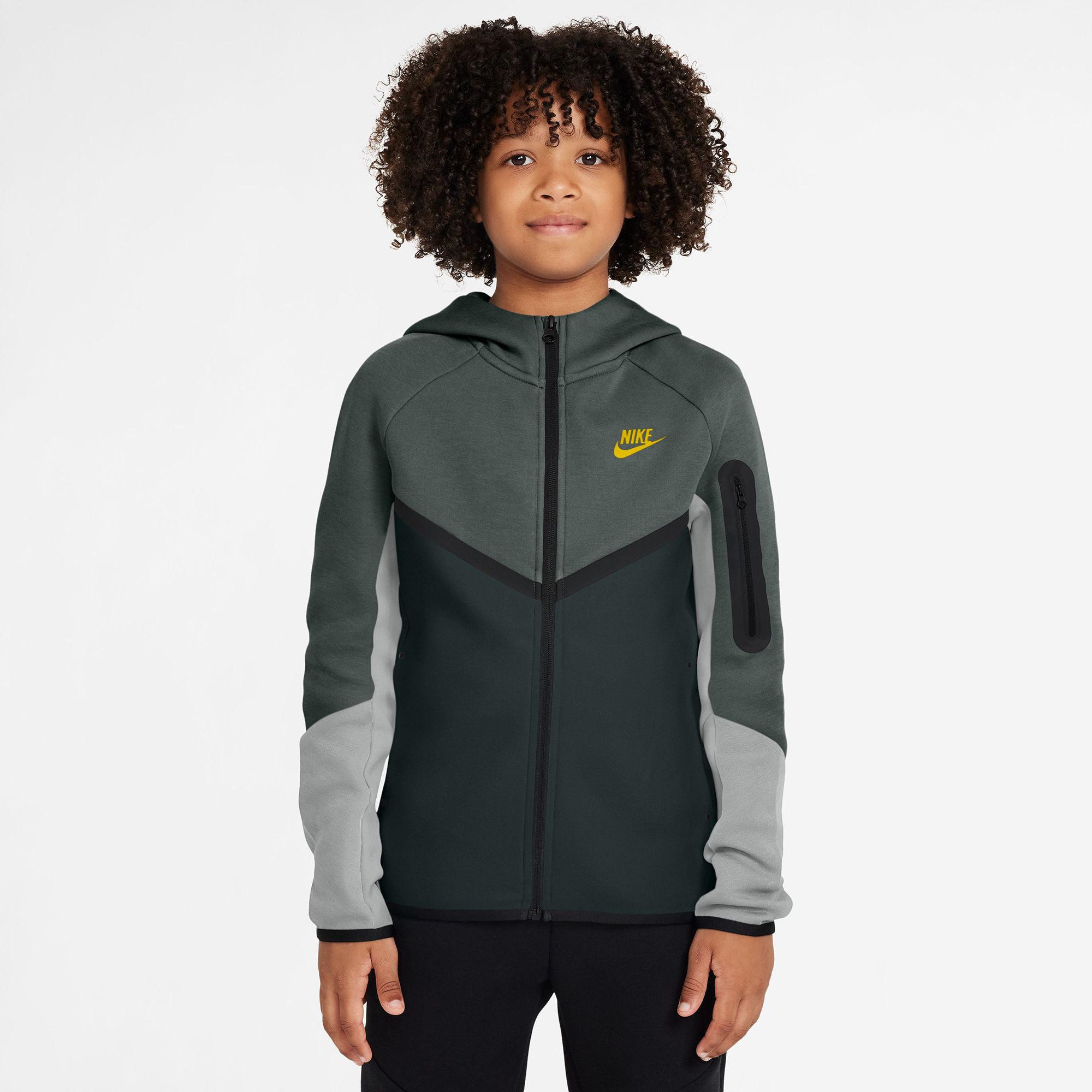 キッズMグレー NIKE テックフリース