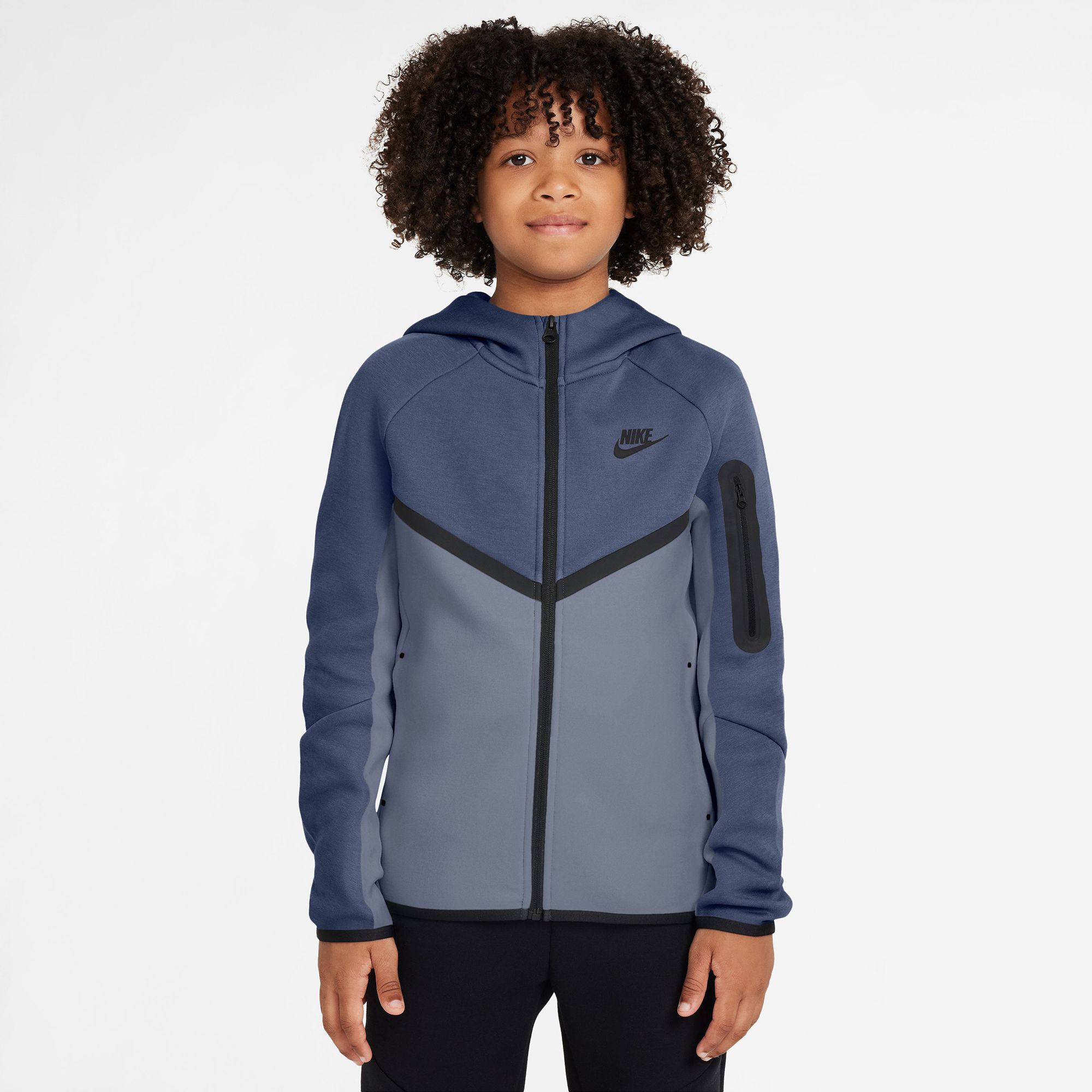 グレー Fleece キッズLサイズ Tech NIKE ジャージ上下セット