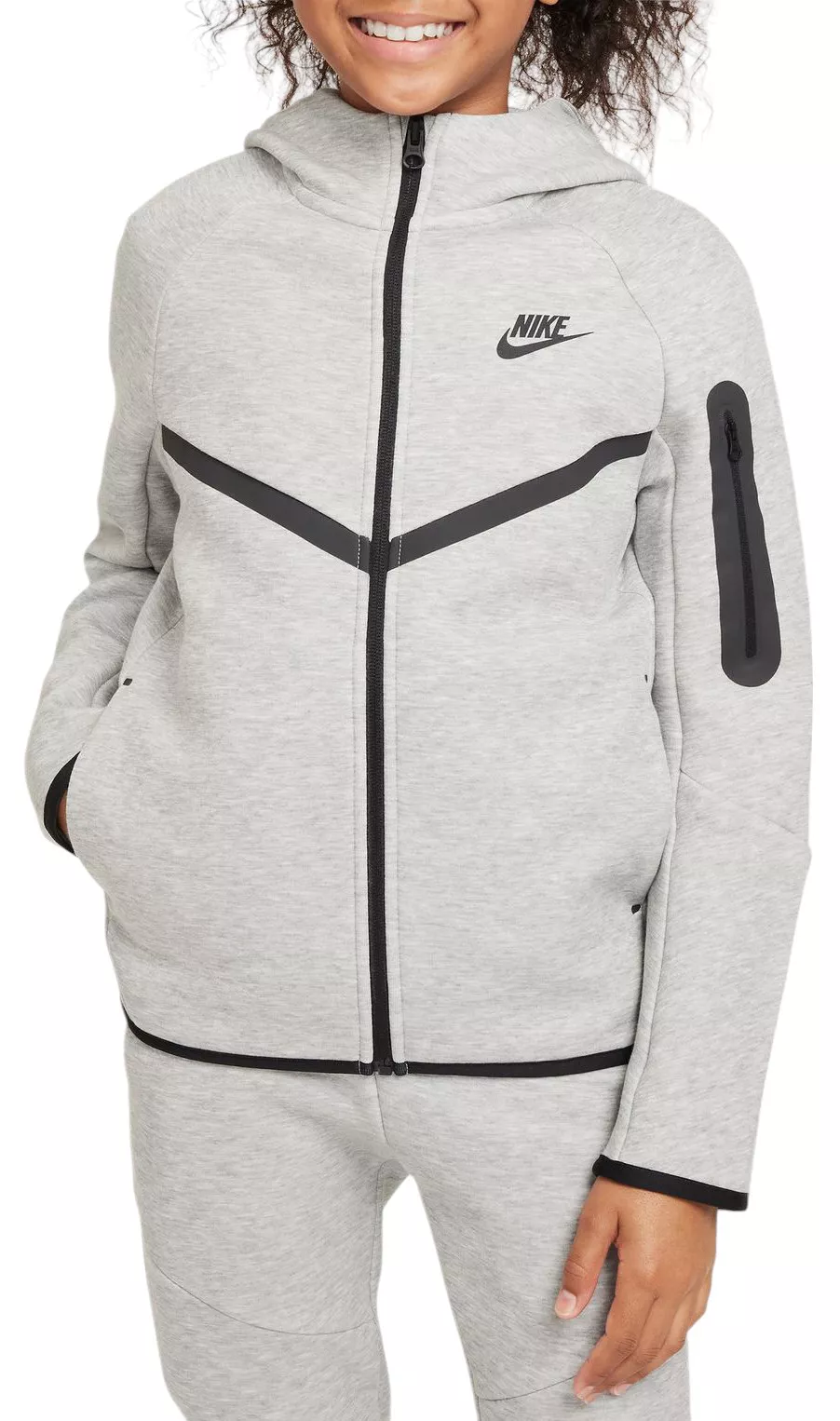 Nike Boys' Tech Fleece Full-Zip Sweatshirt