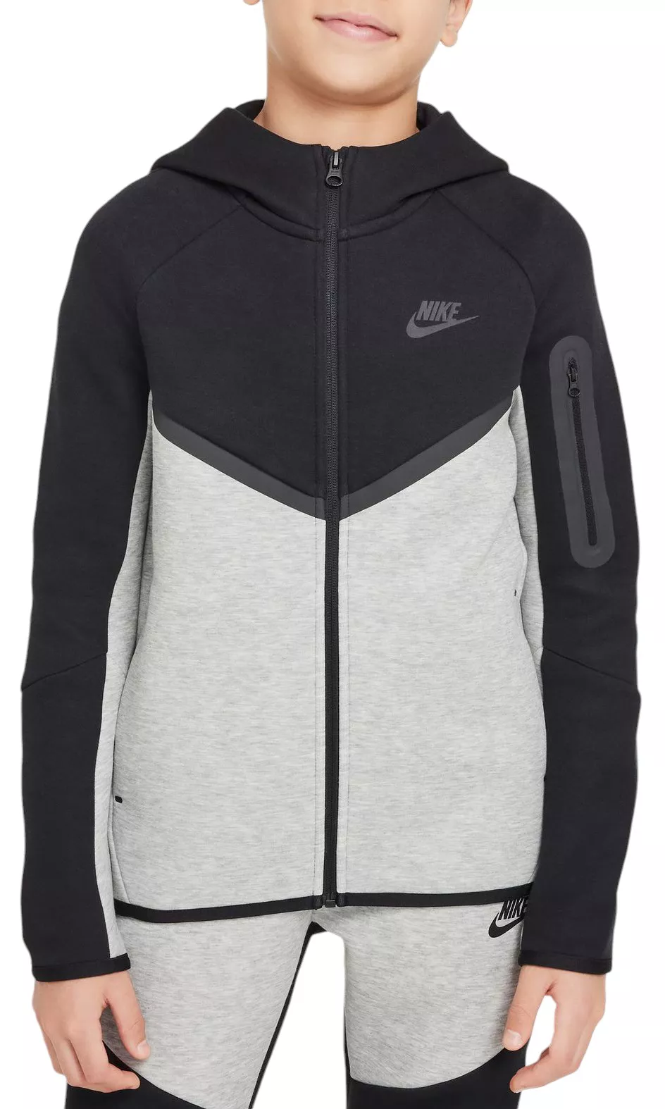 Nike Boys' Tech Fleece Full-Zip Sweatshirt
