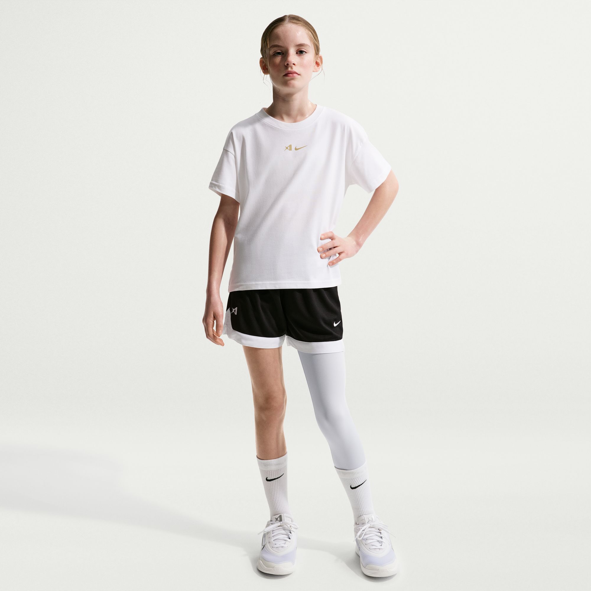 Nike Girls' A'ja Wilson A'symmetric Midrise Single-Leg Basketball
