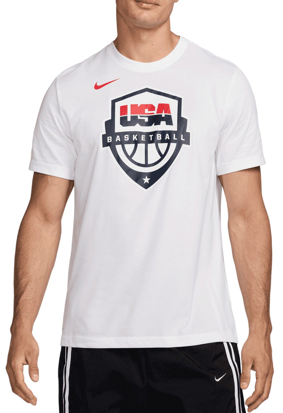 Nike Adult USA 2024 Basketball White T Shirt Dick s Sporting Goods