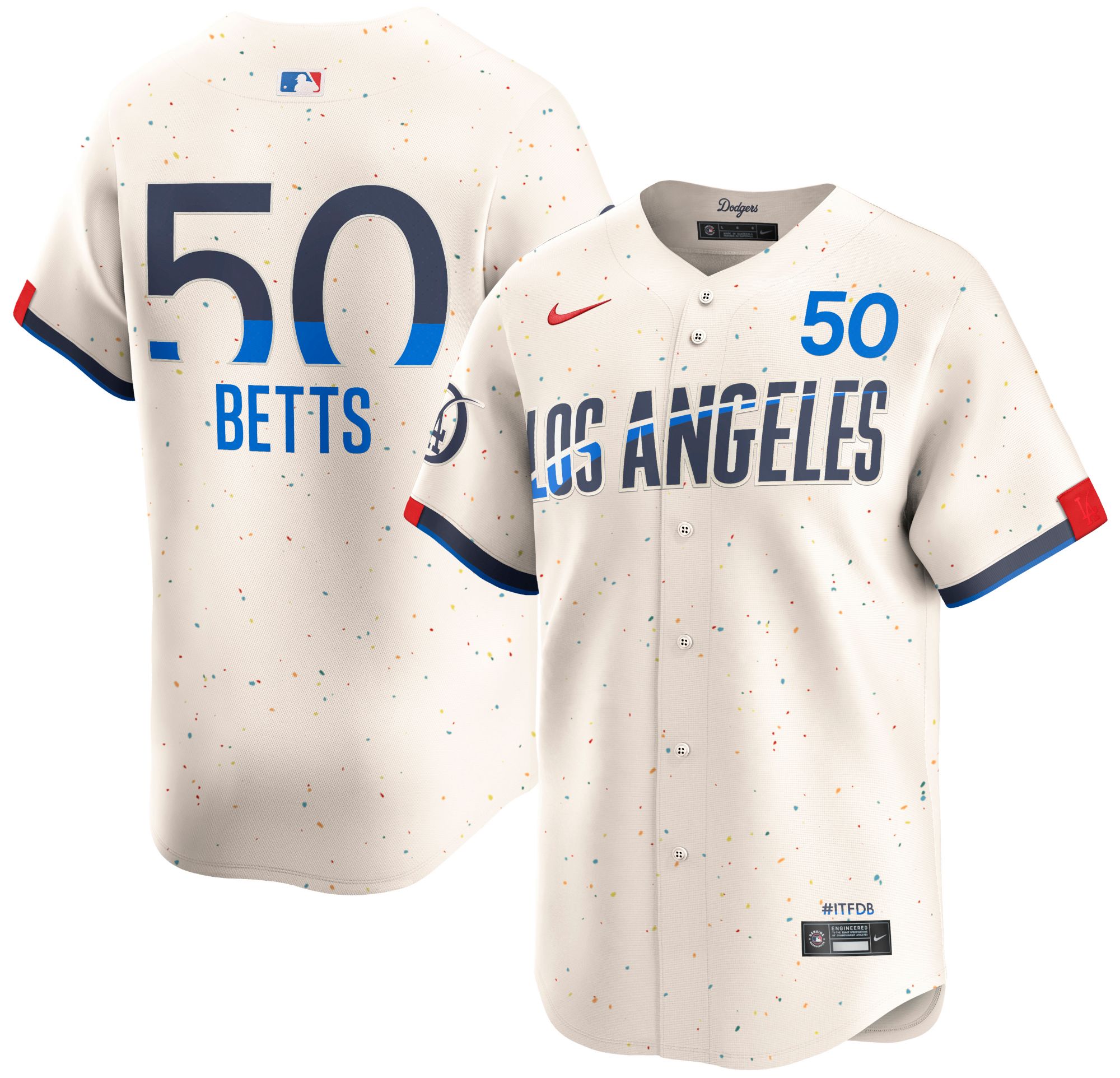 Nike BETTS 50 LOS ANGELES ユニフォーム 24NIKMMLBDDGRSCRMLADF_is