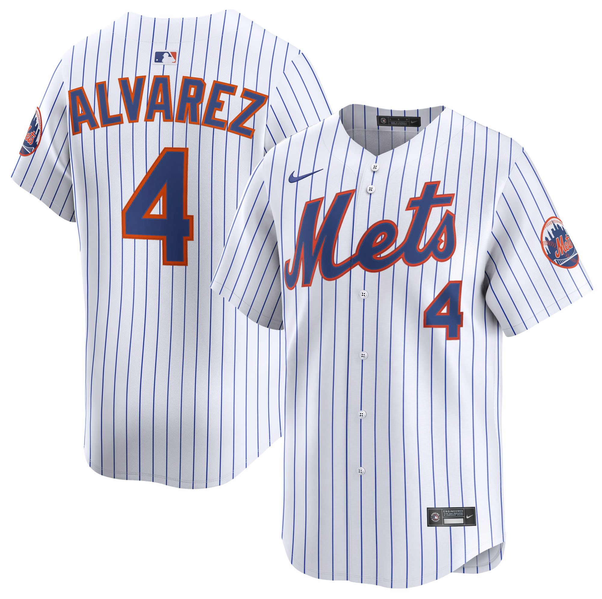 レア限定MLBニューヨークメッツ・ジェウリスファミリア4／15試合着用ユニホーム 24NIKMMLBMTSWHTLVNYM_is