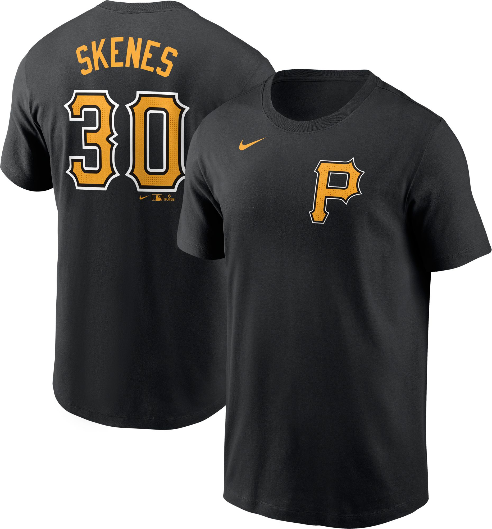 Nike Men's Pittsburgh Pirates Paul Skenes #30 Black Alternate T