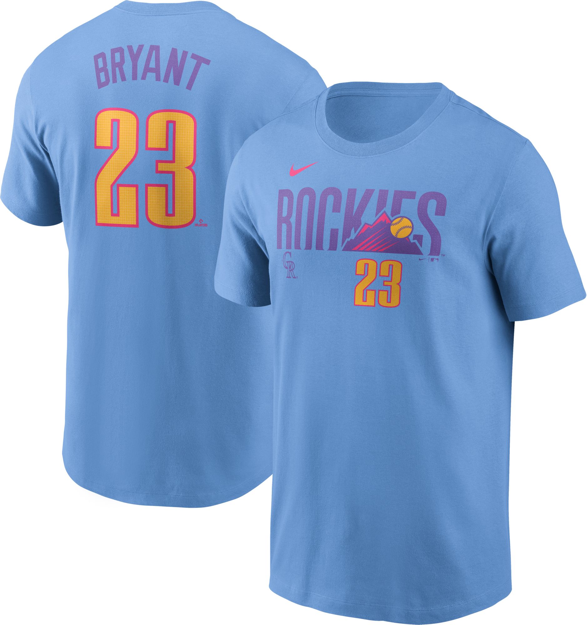 Nike Men's Colorado Rockies Kris Bryant #23 City Connect T-Shirt