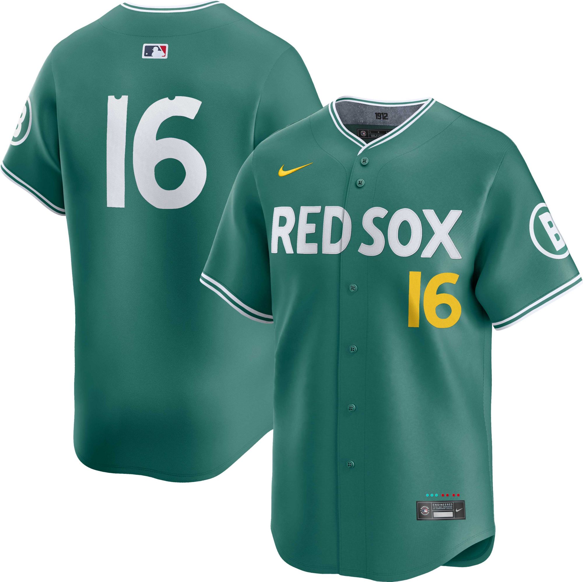 Nike Men's Boston Red Sox Jarren Duran #16 2025 City Connect Green