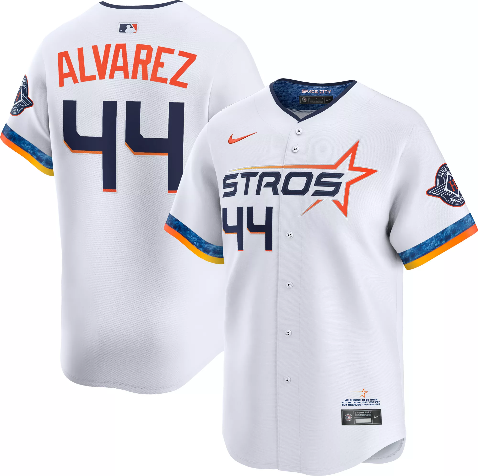 Nike Men's Houston Astros Yordan Álvarez #44 City Connect Limited Vapor Jersey