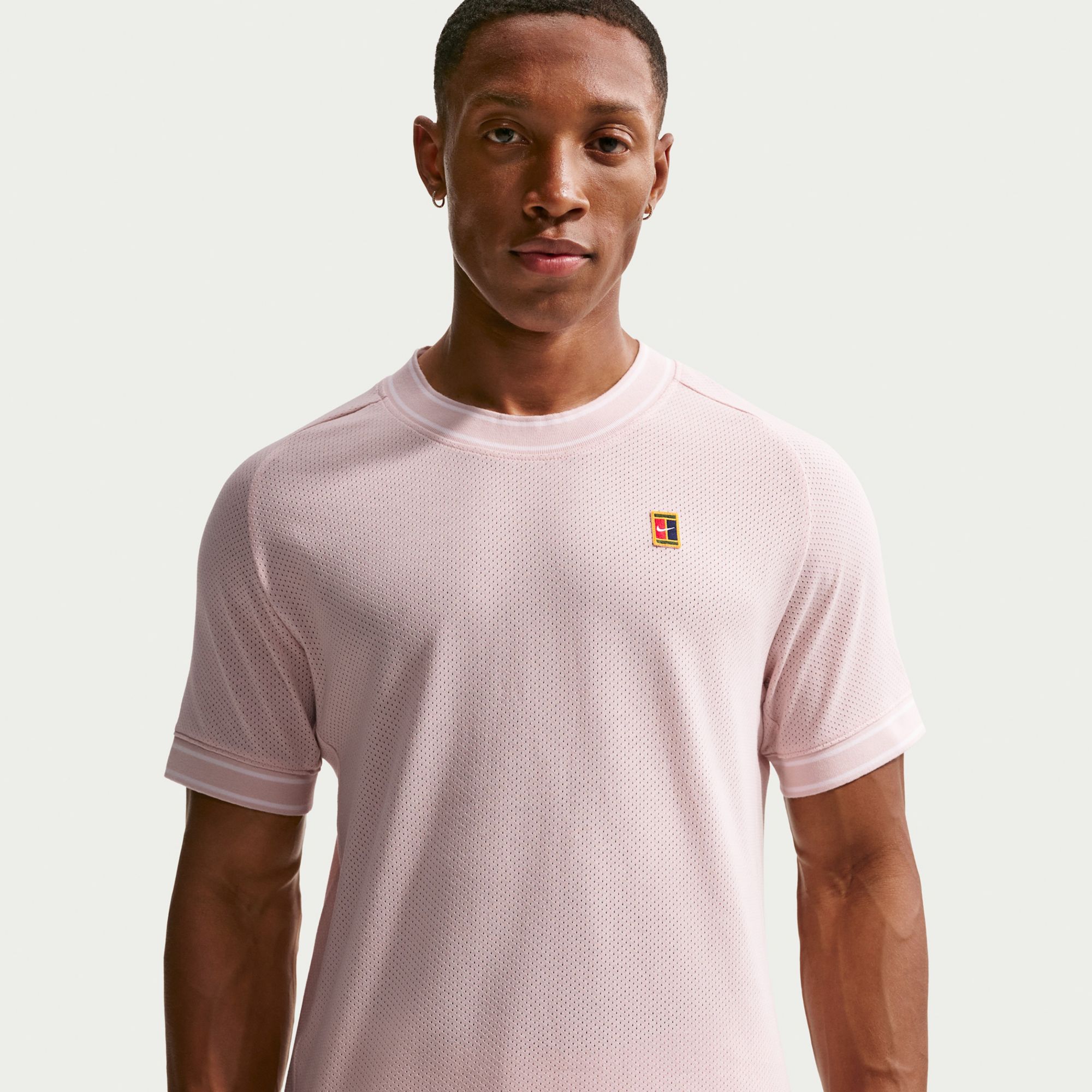 Nike Men's Court Heritage Dri-FIT Short Sleeve Tennis Shirt