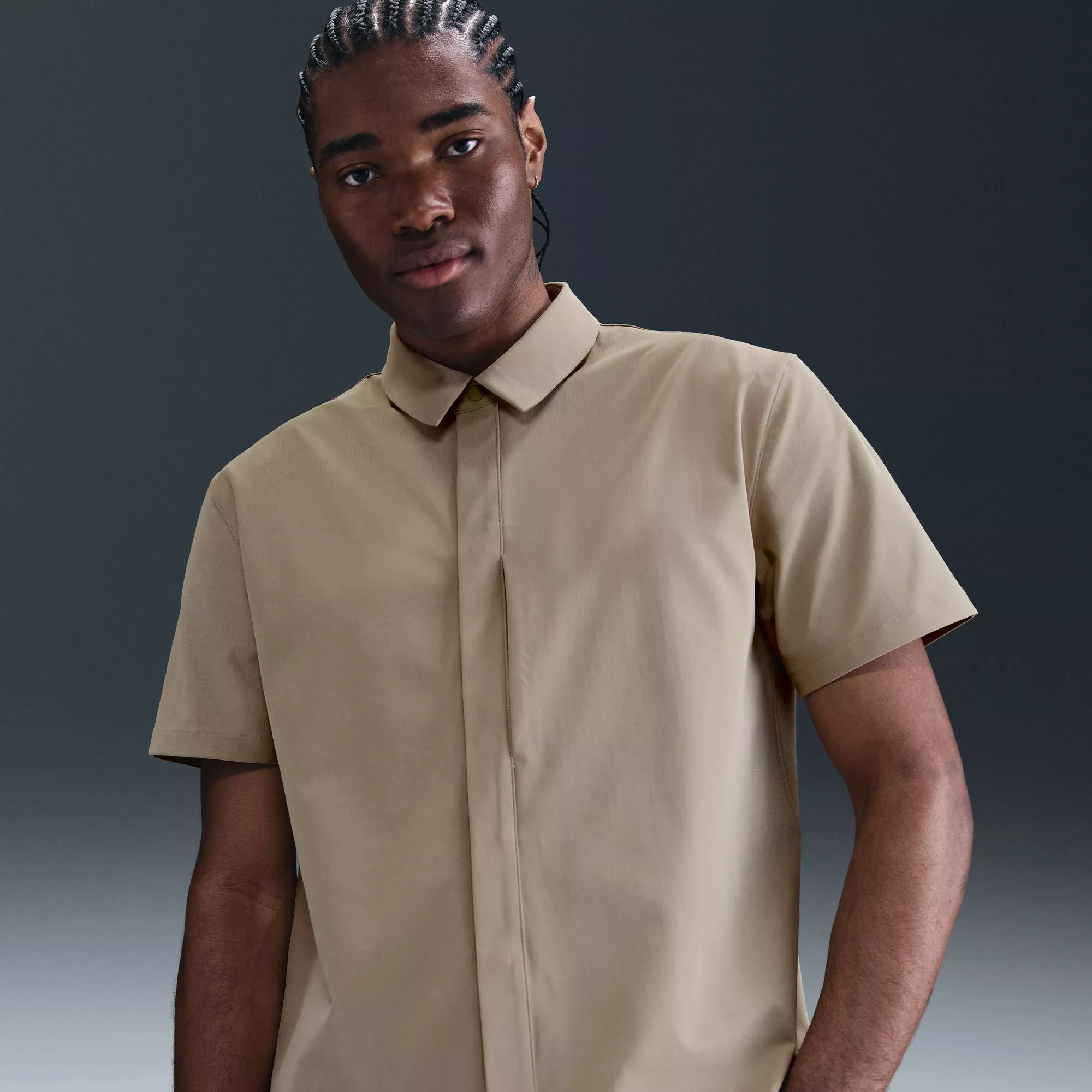 Nike Mens 24.7 PerfectStretch Dri-FIT Button-Down Shirt
