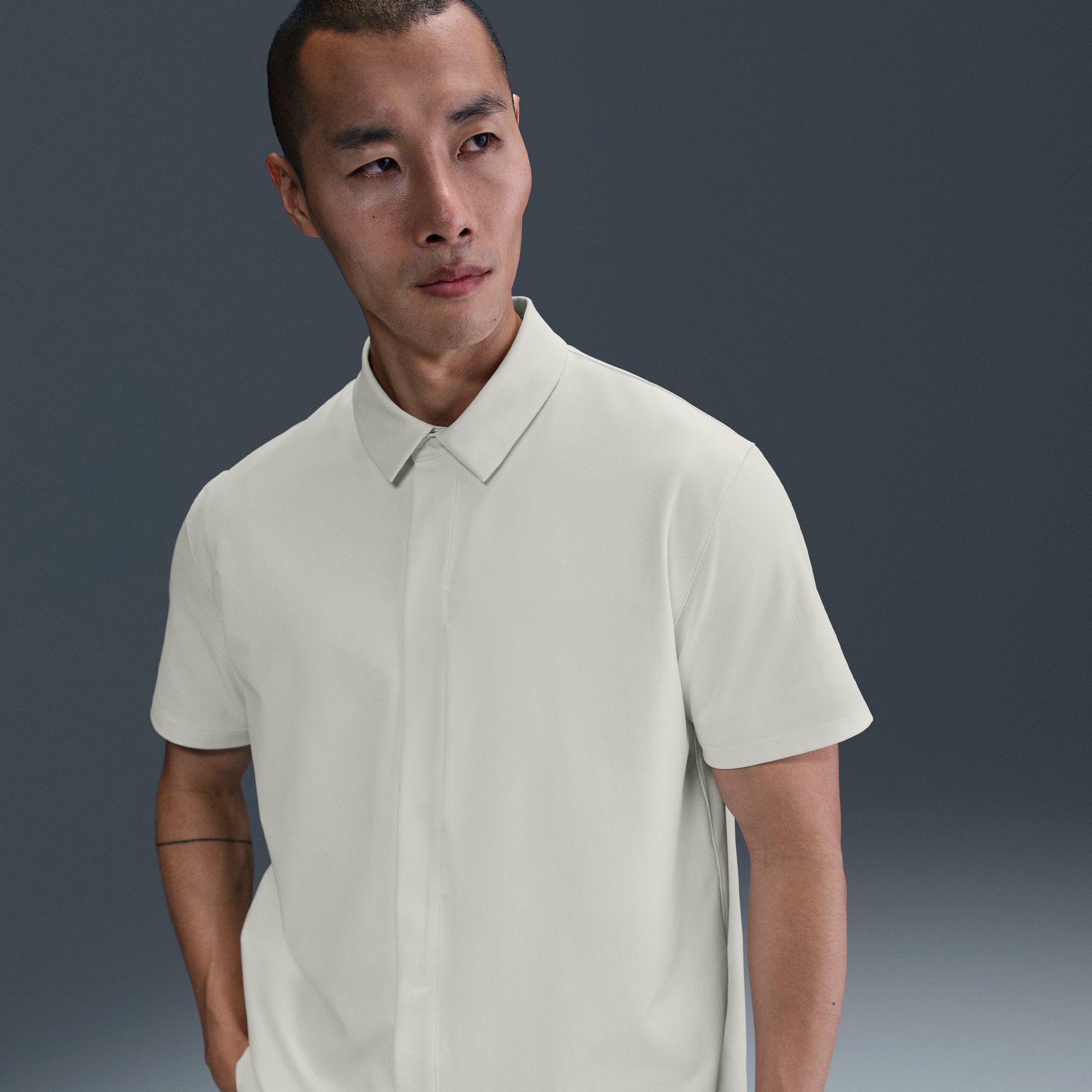 dri fit dress shirts Mens Slim Long Sleeve Stretch Wrinkle Free Button Down Shirt Way Stretch fabric Performance Dress Shirts for Men