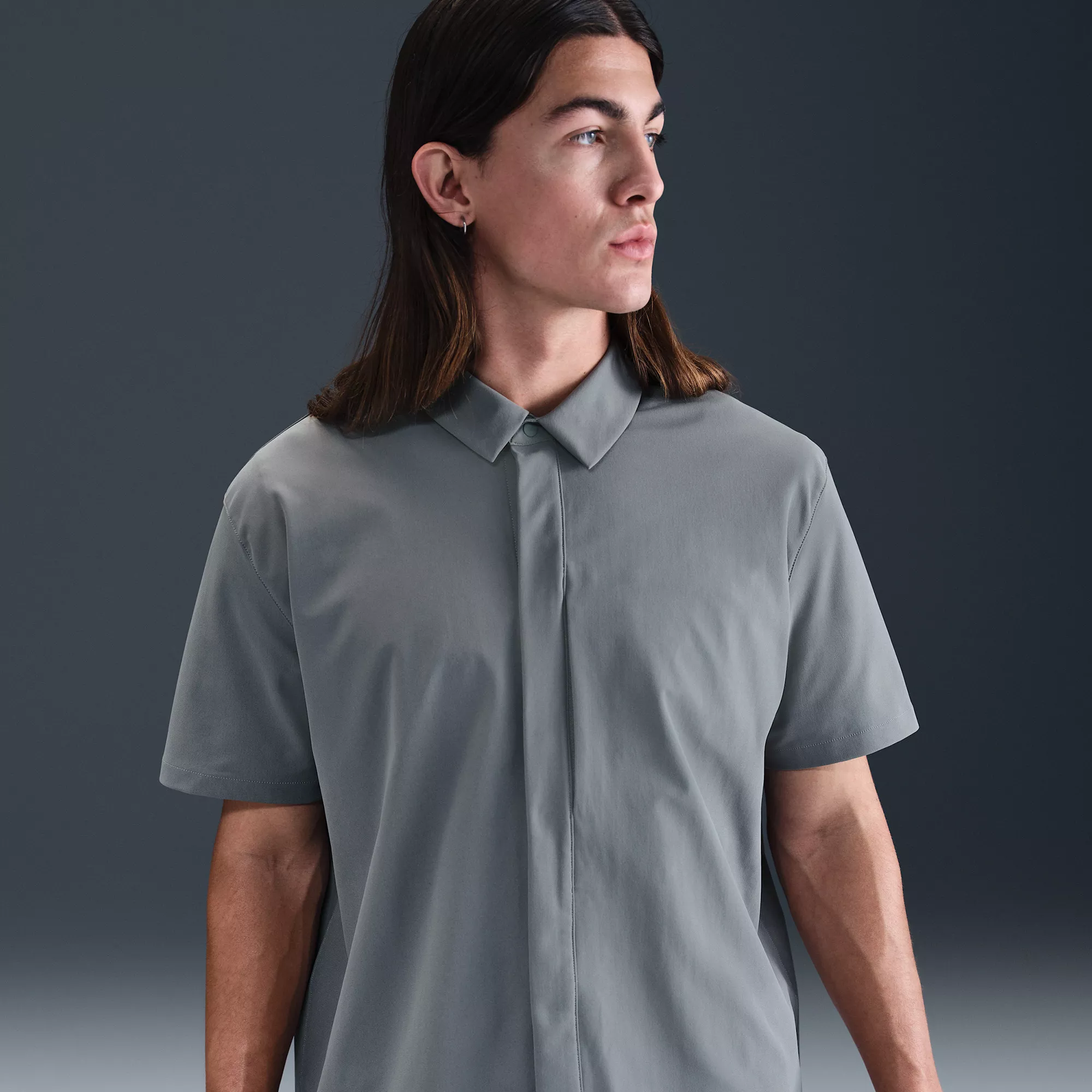 Nike Mens 24.7 PerfectStretch Dri-FIT Button-Down Shirt