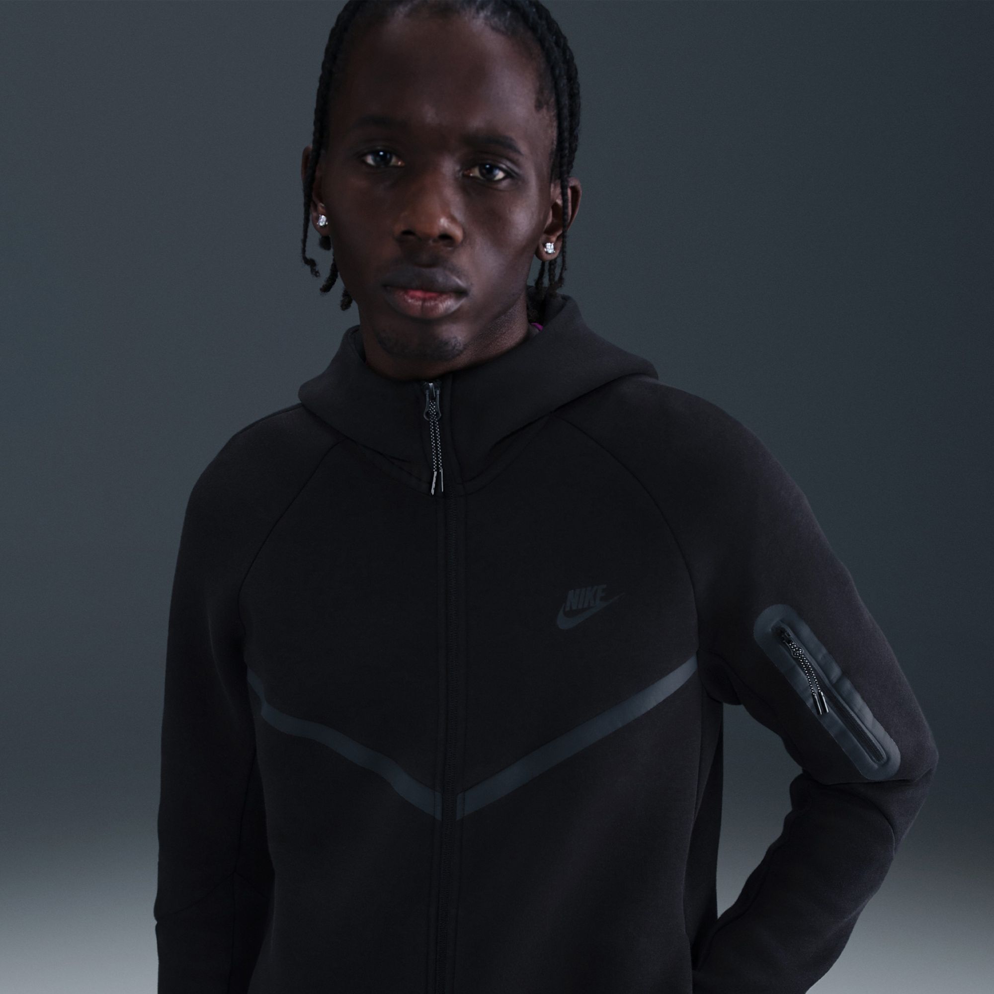 Nike Men's Tech Fleece Full-Zip Windrunner Hoodie | Dick's
