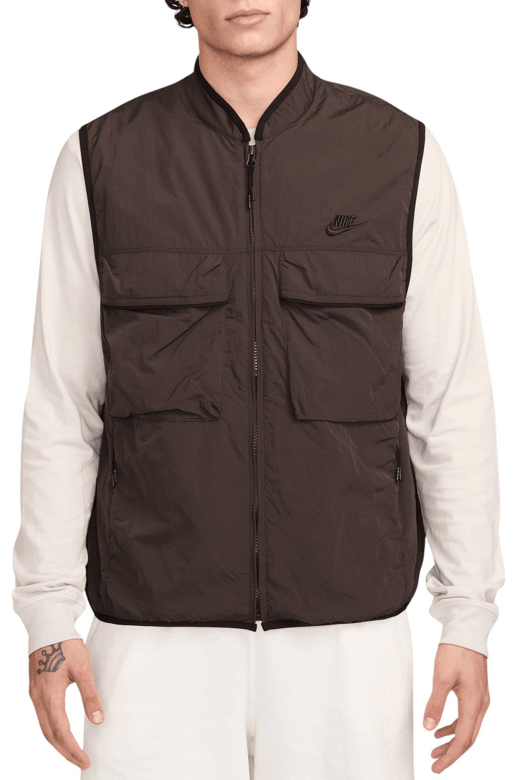 00’s Nike archive quilting vest cityboy Nike Mens Sportswear City Made Vest 'Black' – Extra Butter